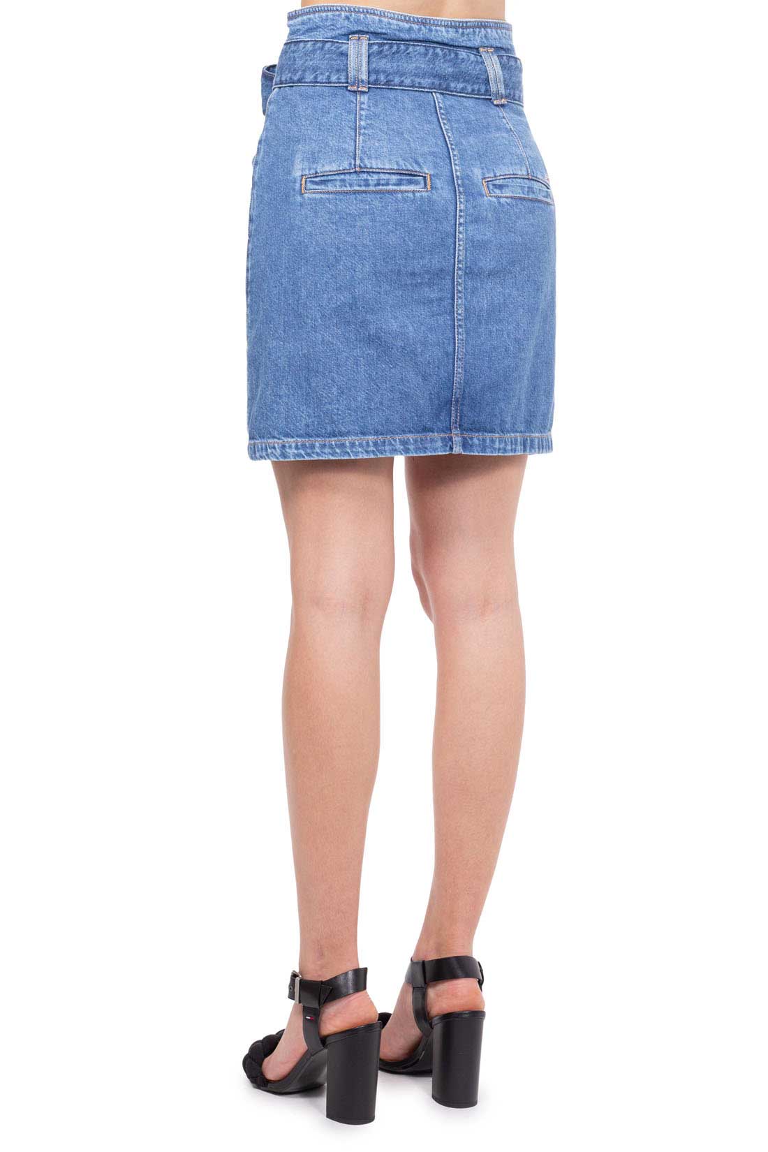 TOMMY JEANS - Mom fit miniskirt with matching belt-18