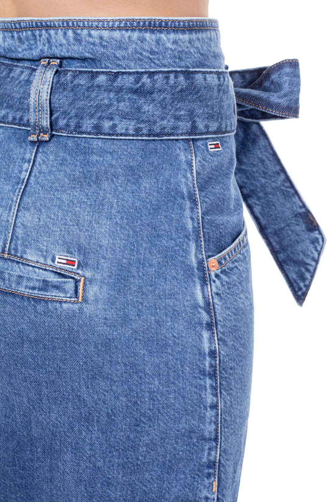 TOMMY JEANS - Mom fit miniskirt with matching belt-12