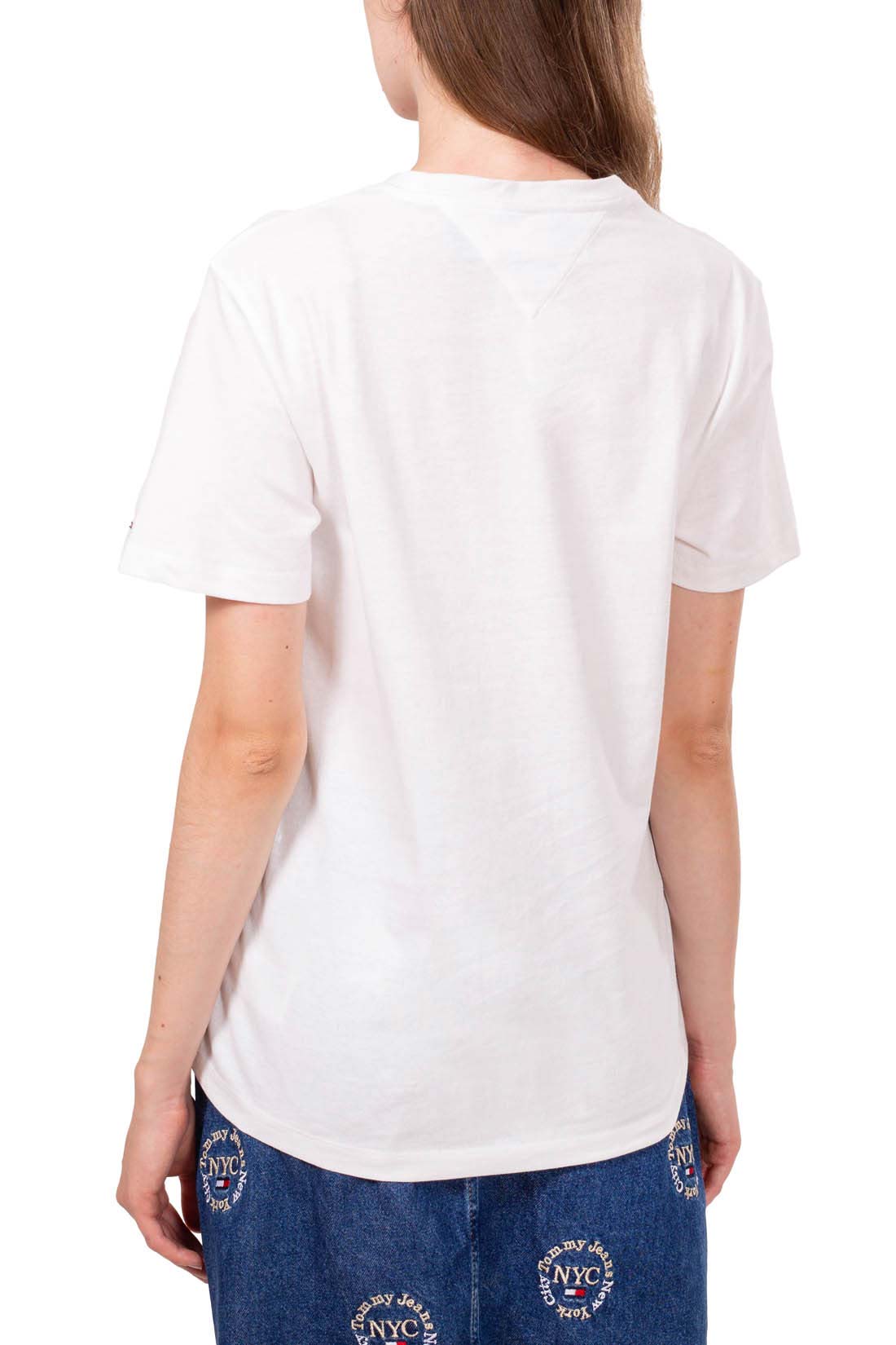 TOMMY JEANS - Women's relaxed signature T-shirt  - Size M-6