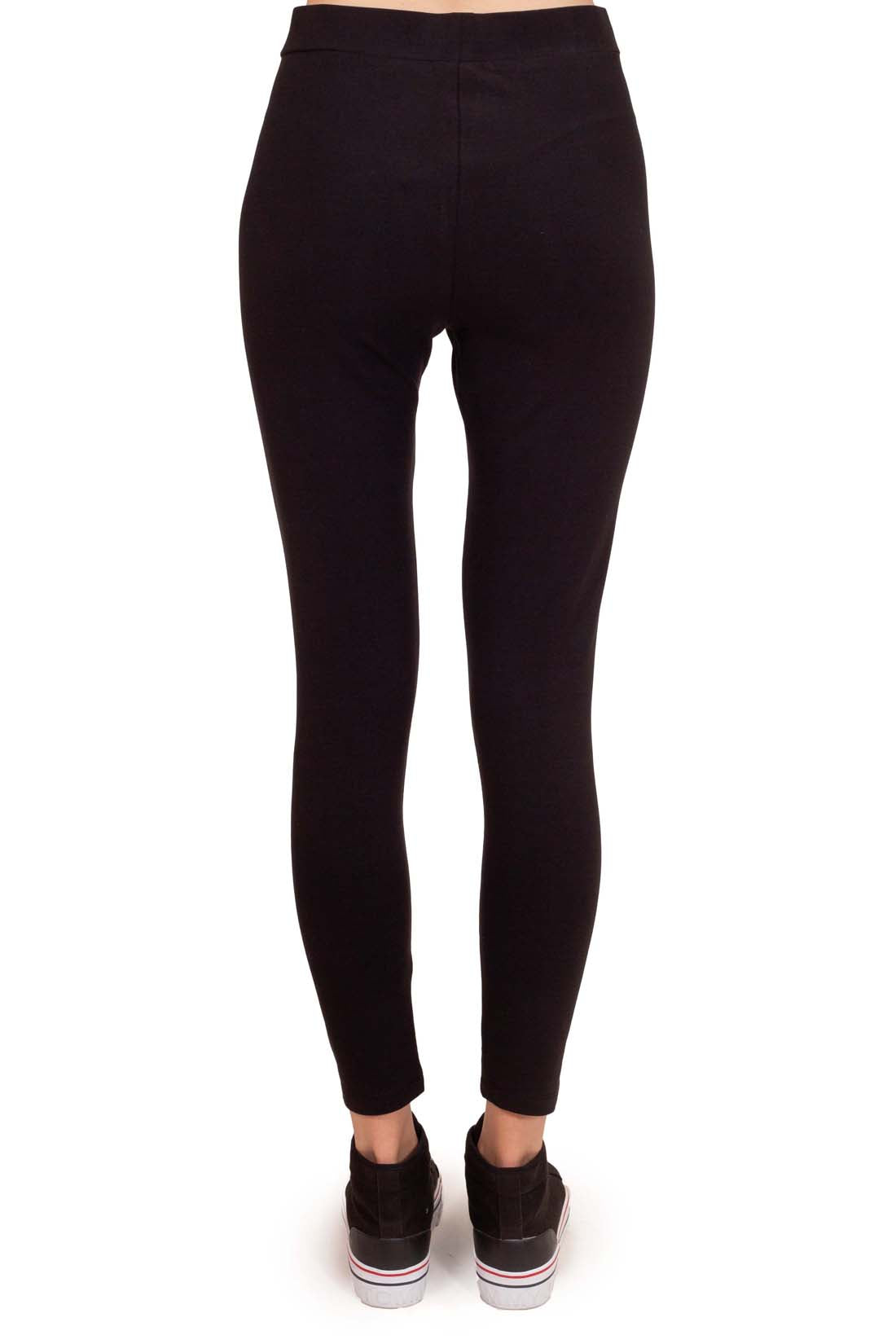 TOMMY JEANS - Women's stretch leggings with logo patch-2