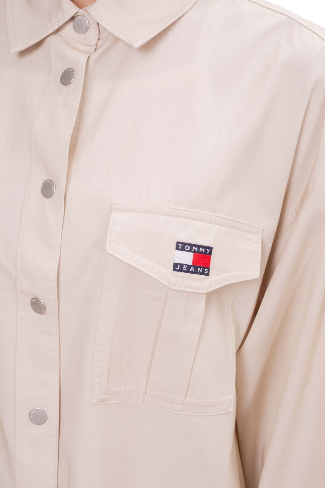 TOMMY JEANS - Women's oversized shirt with pockets-8