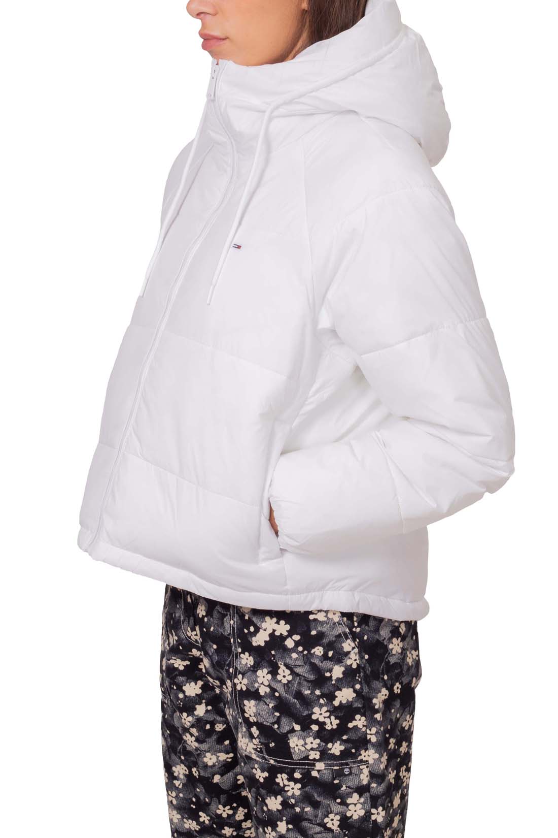 TOMMY JEANS - Women's down jacket with raglan sleeves  - Size M-2