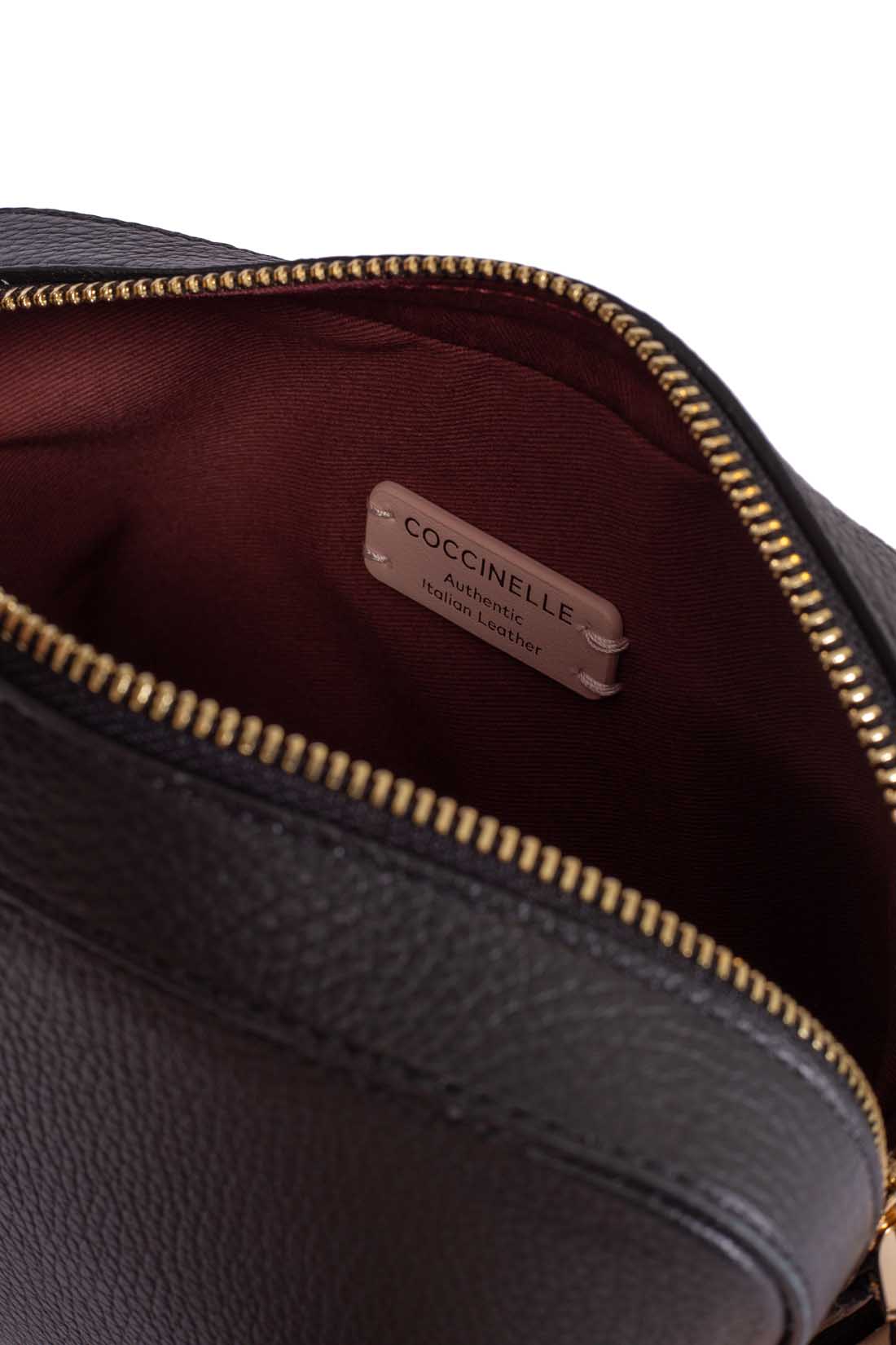COCCINELLE - Women's Tebe bag with logo shoulder strap-5