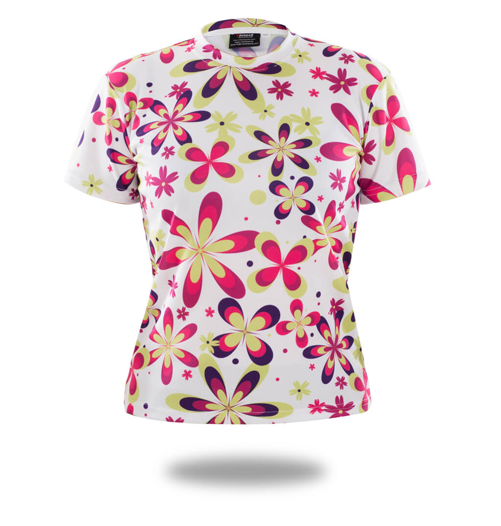 Flowers Woman Short Sleeve T Shirts-0