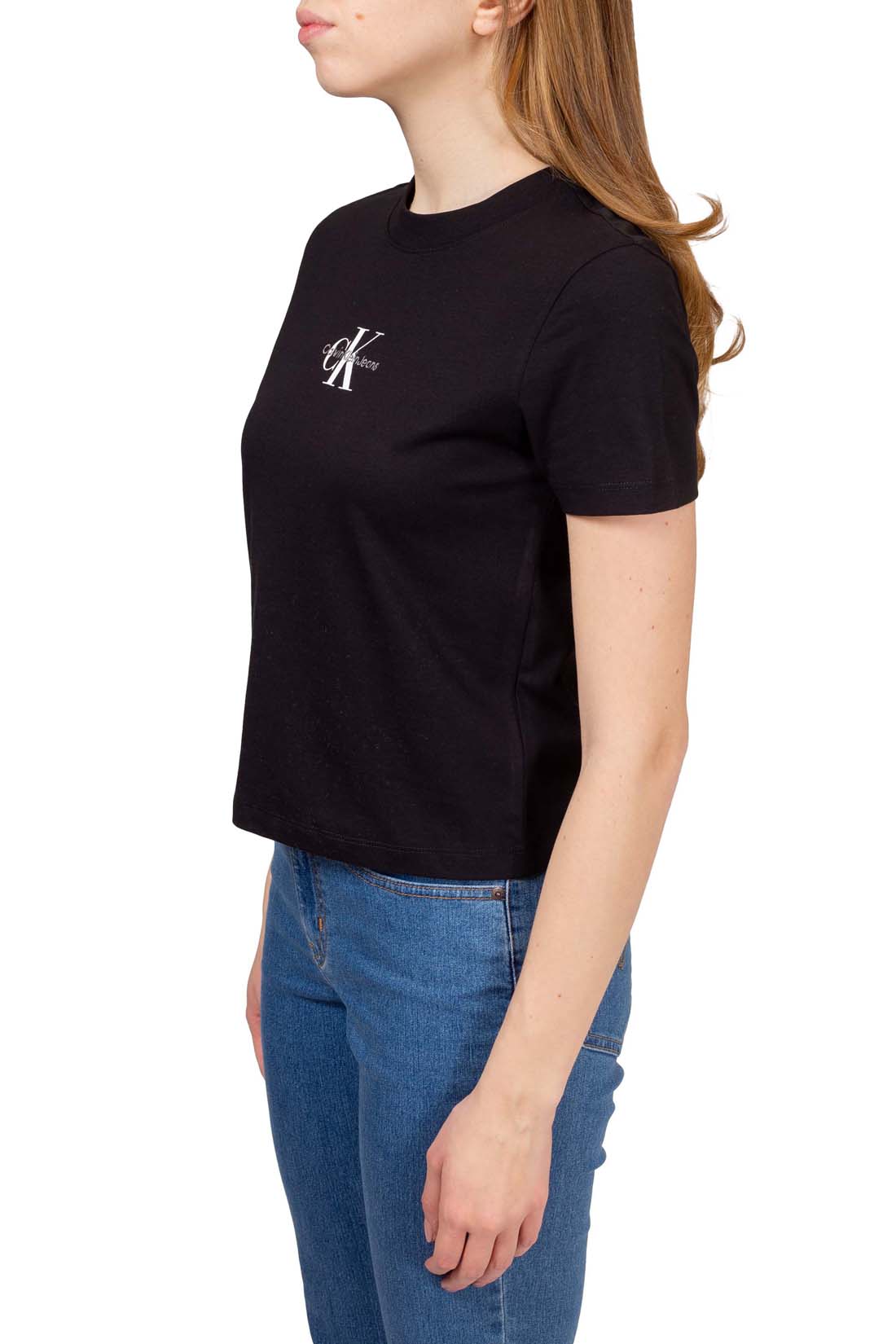 CALVIN KLEIN JEANS - Women's regular logo T-shirt-7