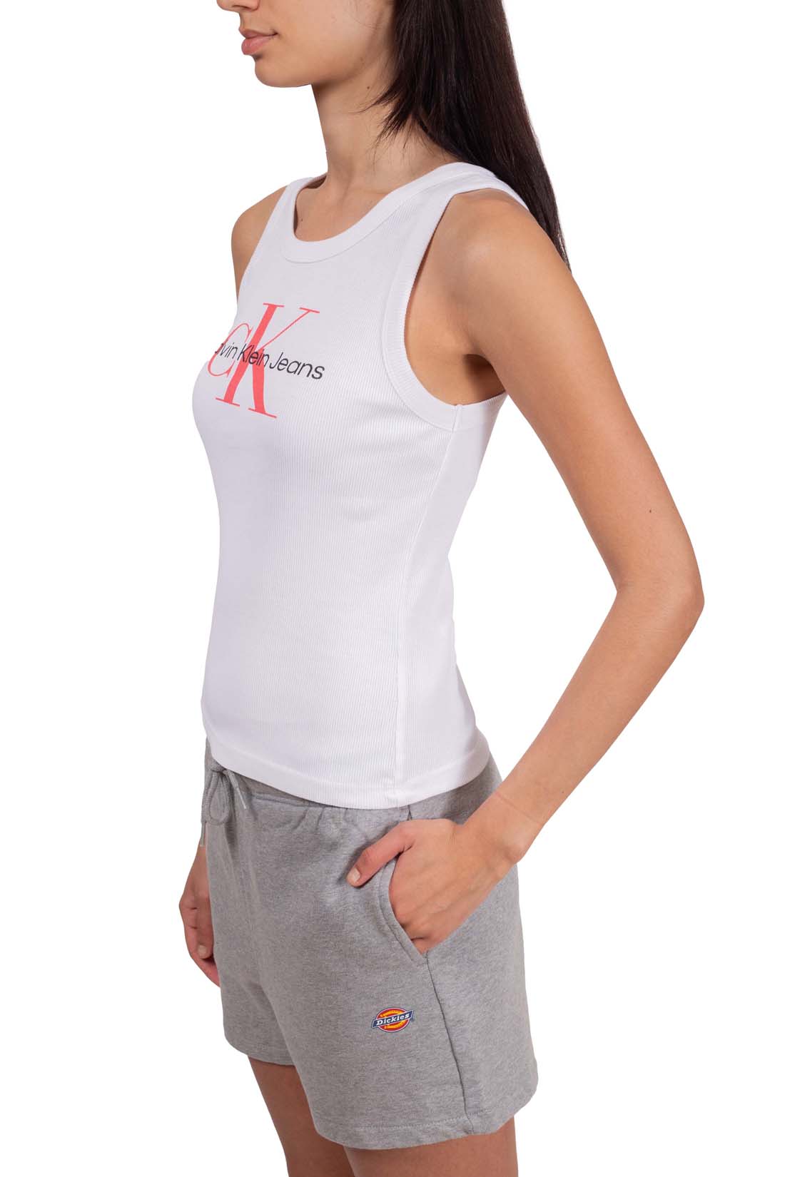 CALVIN KLEIN JEANS - Women's slim ribbed tank top - Size XL-15