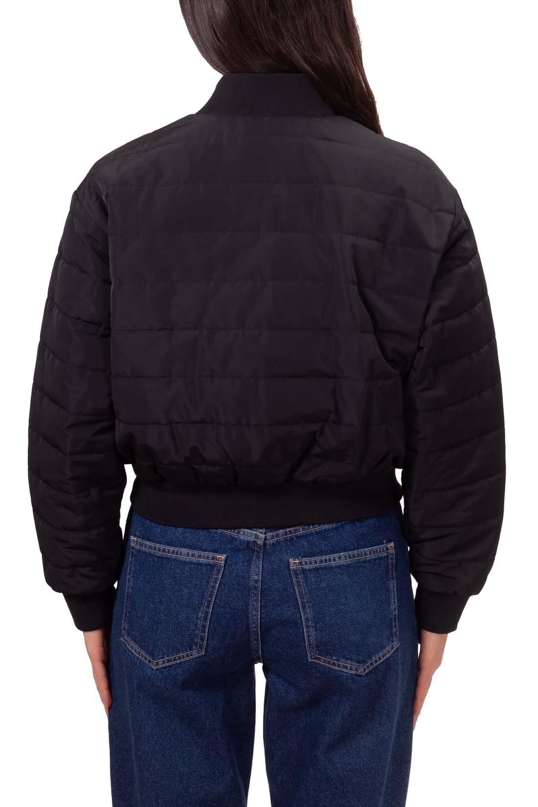 CALVIN KLEIN JEANS - Women's quilted padded bomber jacket-7
