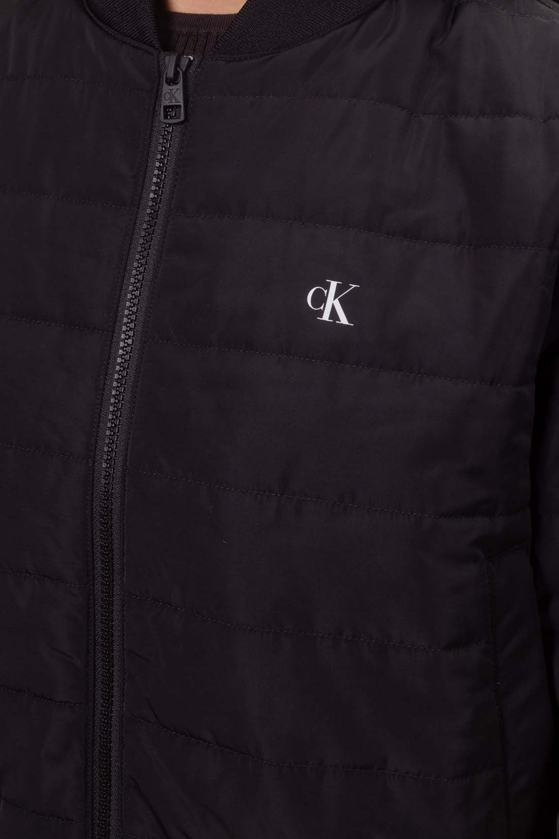 CALVIN KLEIN JEANS - Women's quilted padded bomber jacket-6