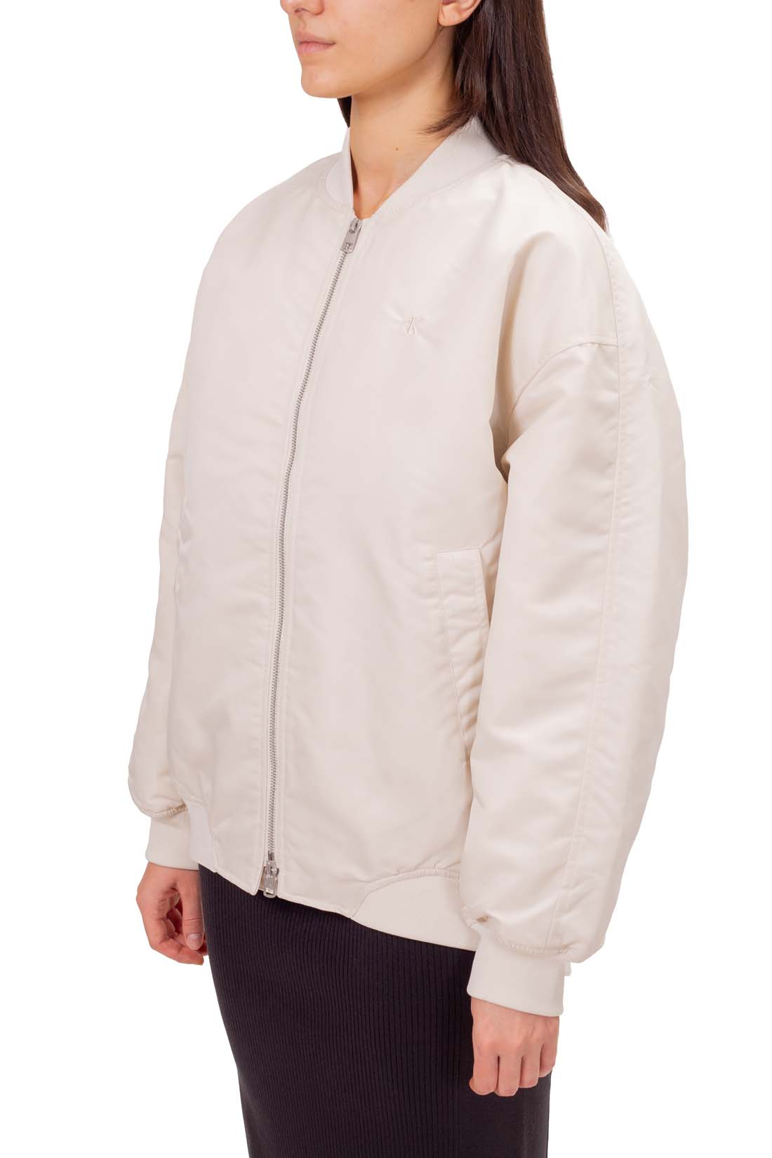CALVIN KLEIN JEANS - Women's oversized bomber jacket with side openings-4