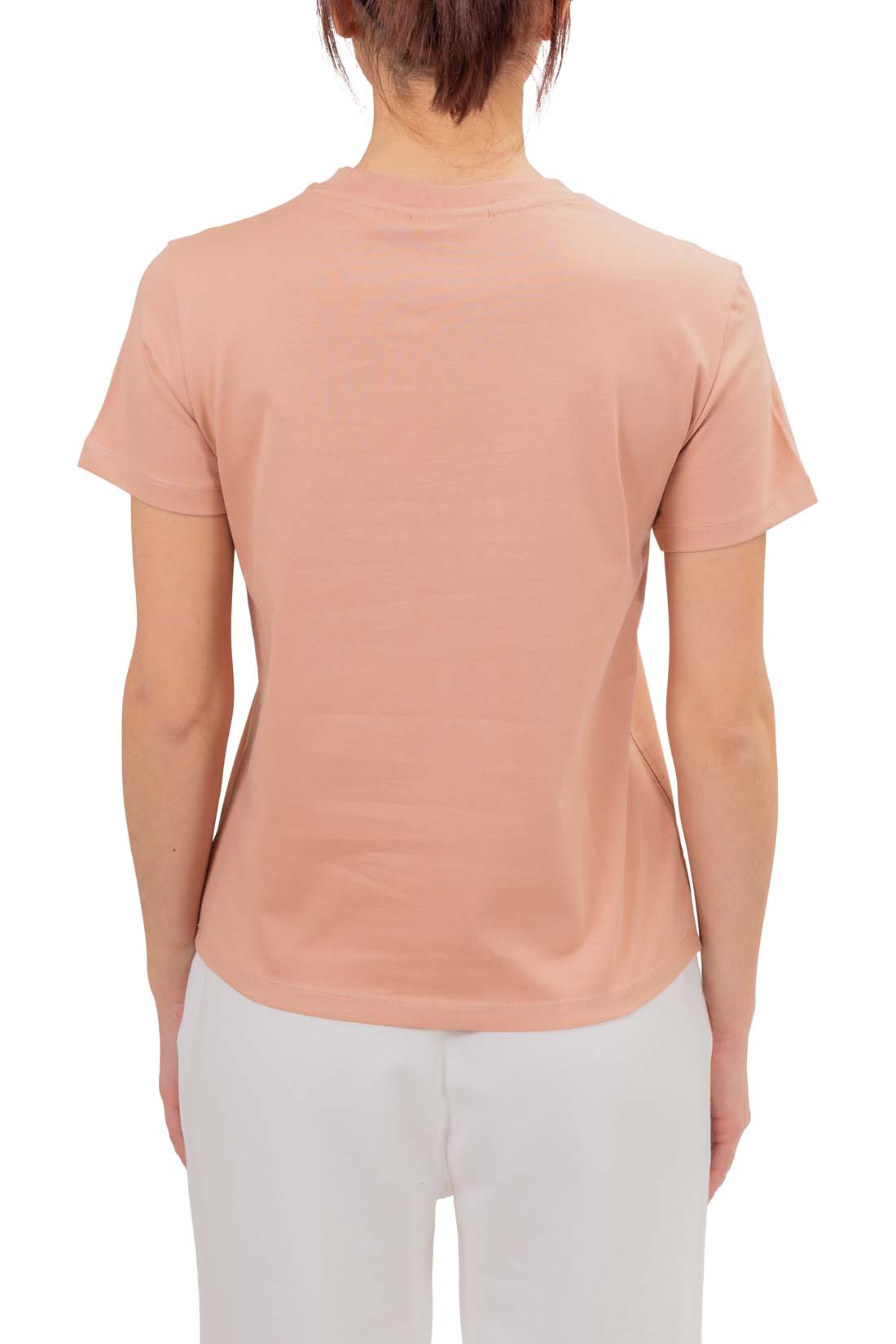 CALVIN KLEIN JEANS - Women's T-shirt with logo patch  - Size L-2