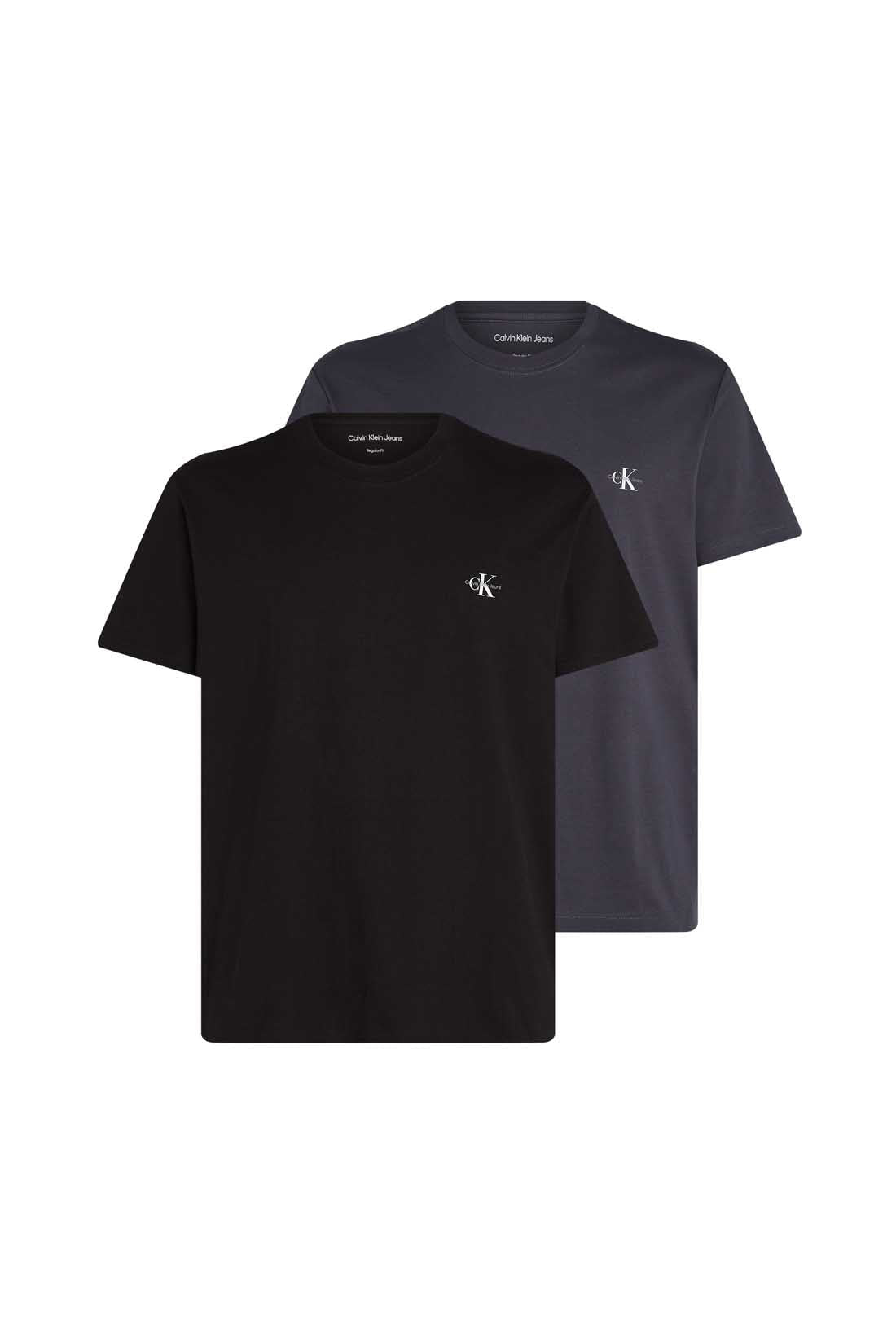 CALVIN KLEIN JEANS - Men's 2-pack regular T-shirt  - Size XXL-4