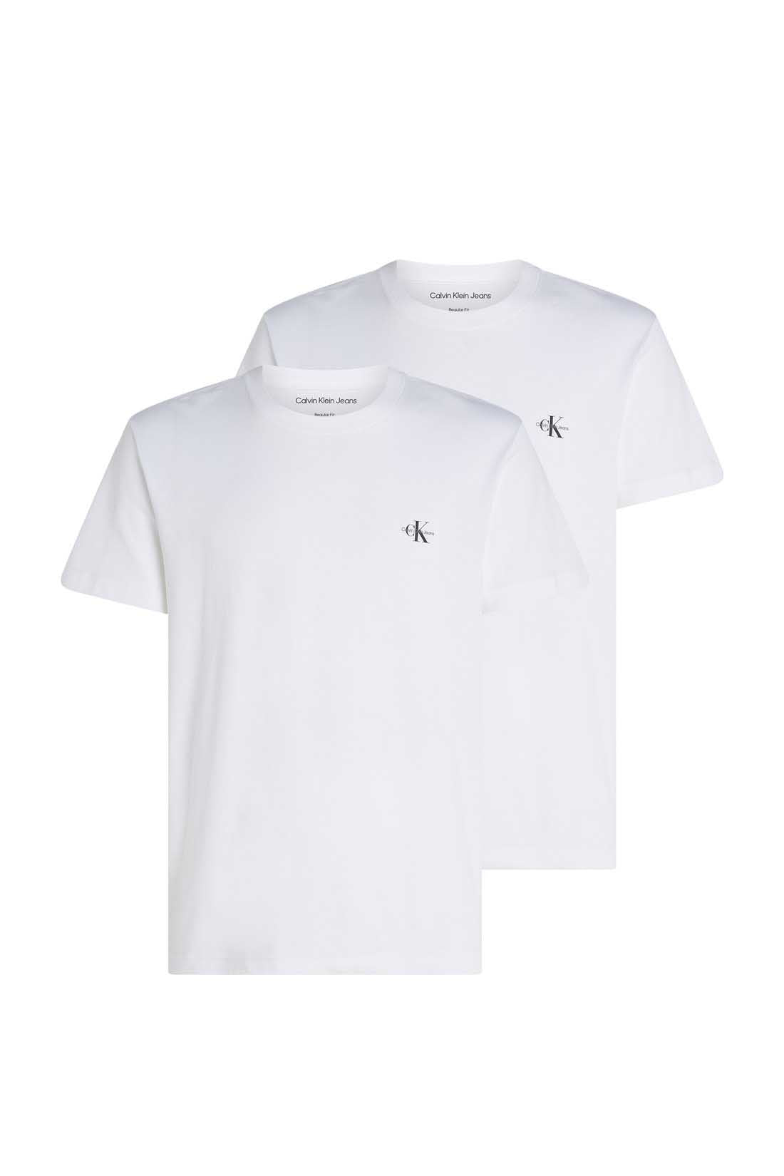 CALVIN KLEIN JEANS - Men's 2-pack regular T-shirt  - Size XXL-39