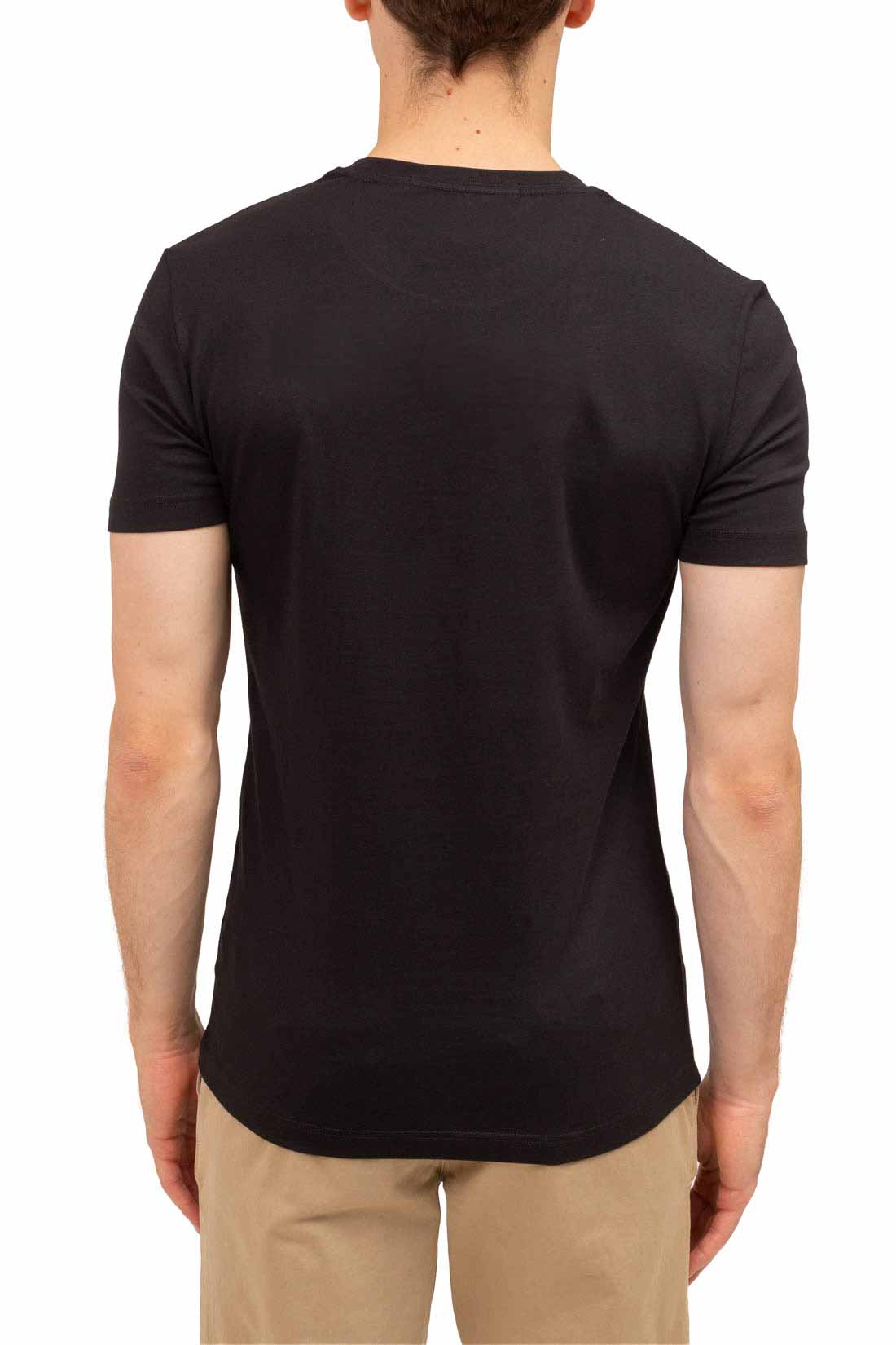 CALVIN KLEIN JEANS - Men's regular T-shirt with micro logo  - Size L-6