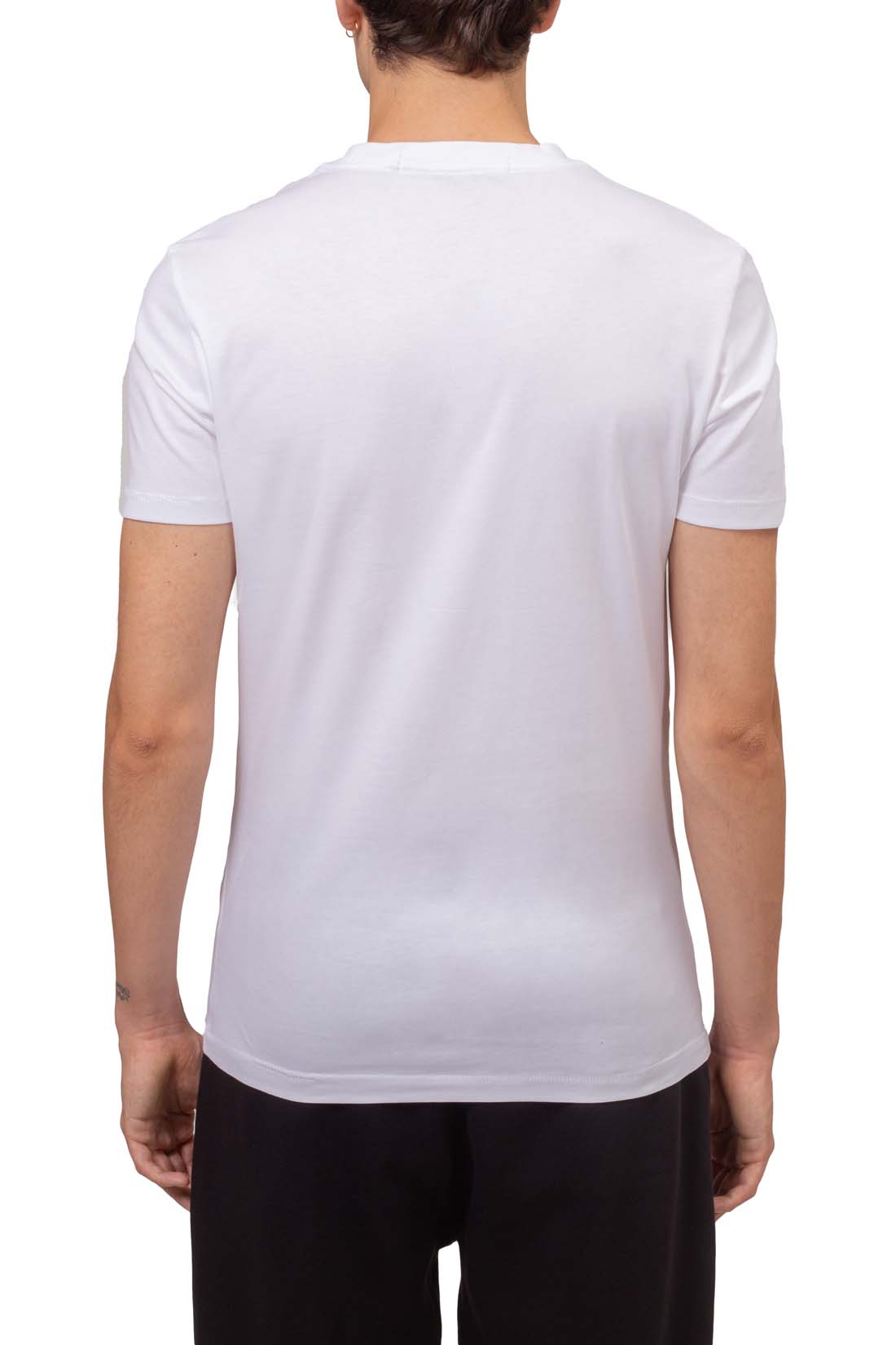 CALVIN KLEIN JEANS - Men's T-shirt with two-tone logo-10