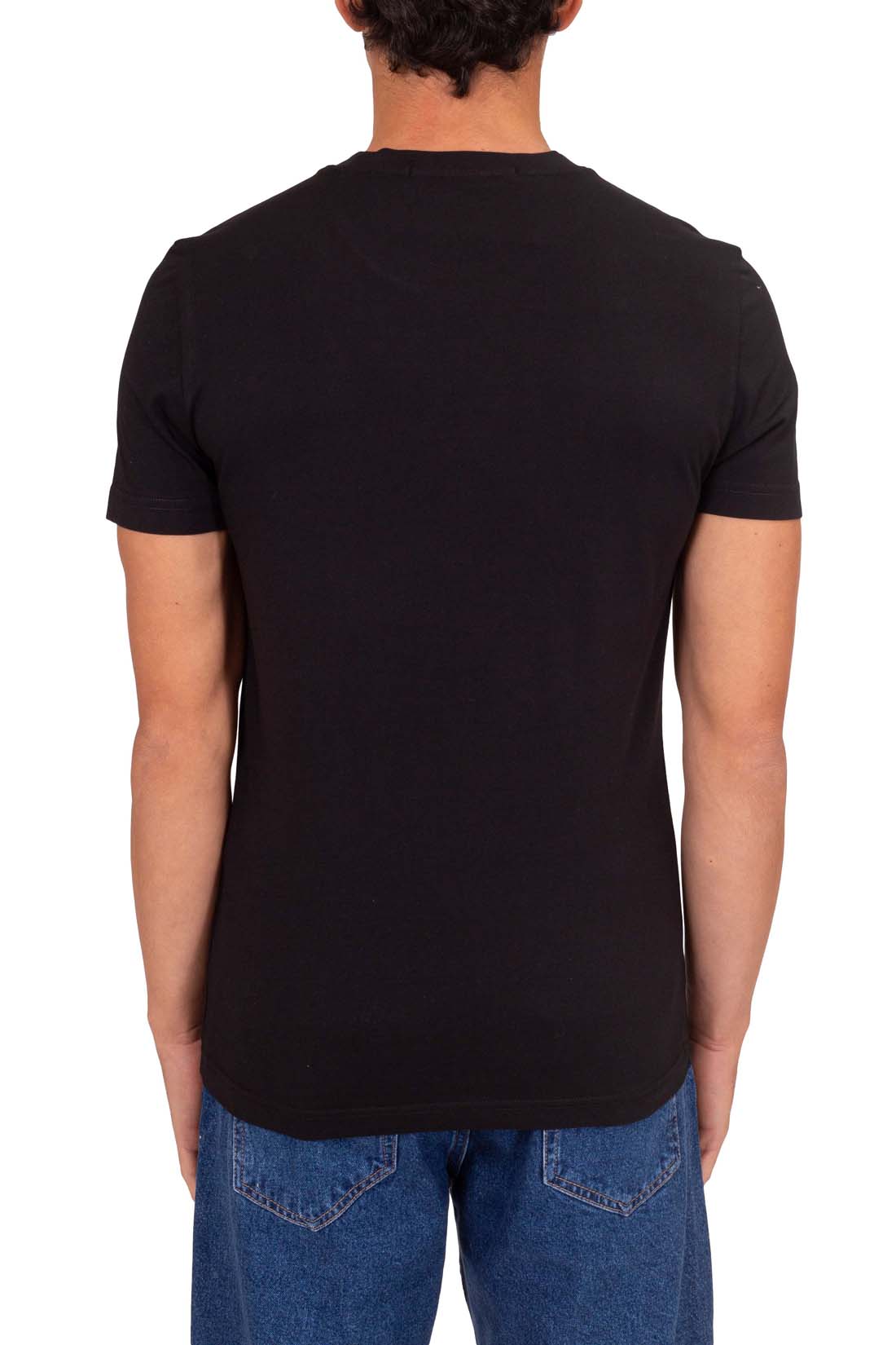 CALVIN KLEIN JEANS - Men's slim T-shirt with small logo  - Size XL-2