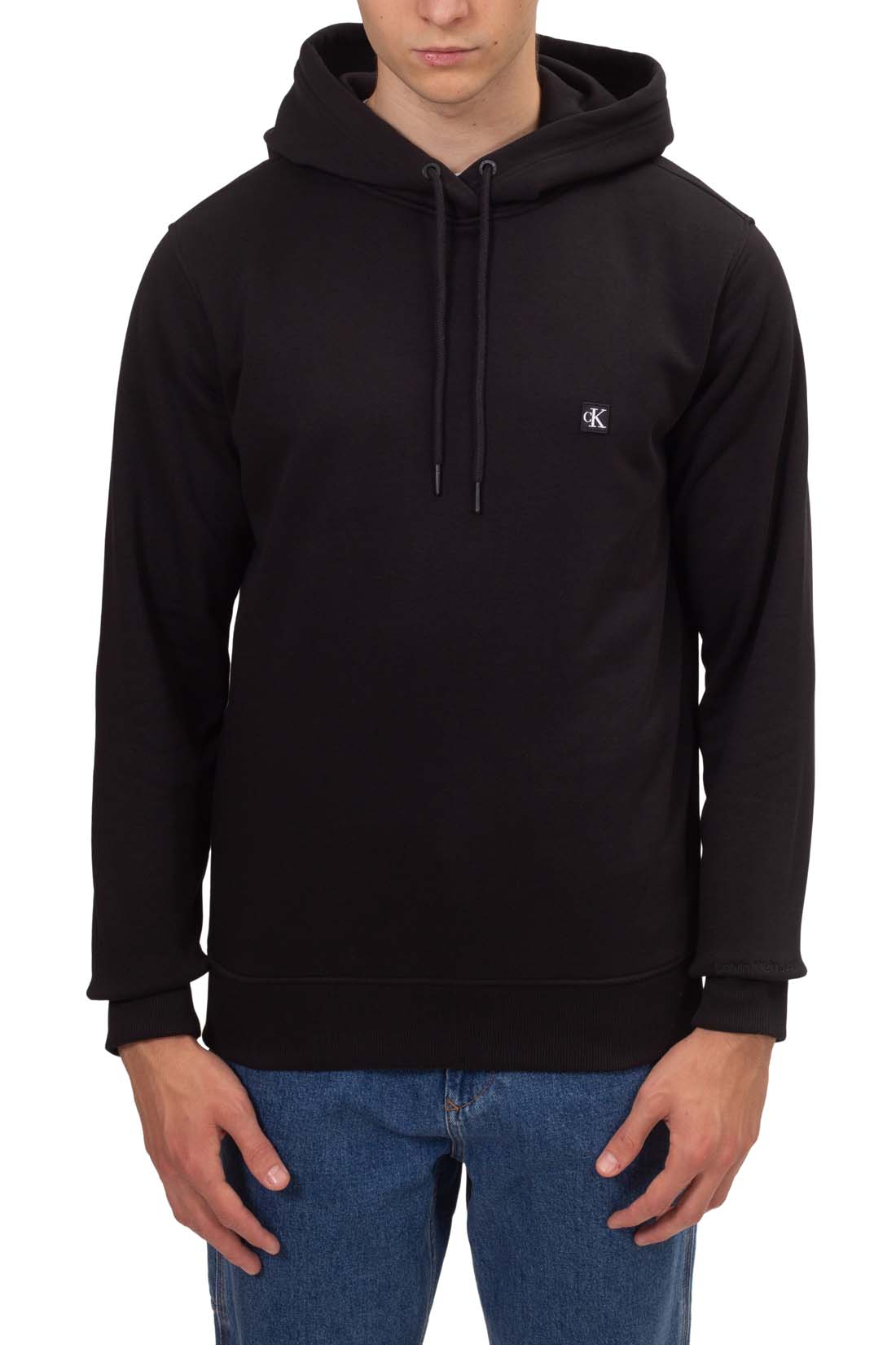 CALVIN KLEIN JEANS - Felpa estiva uomo con patch logo  - Taglia XL-19