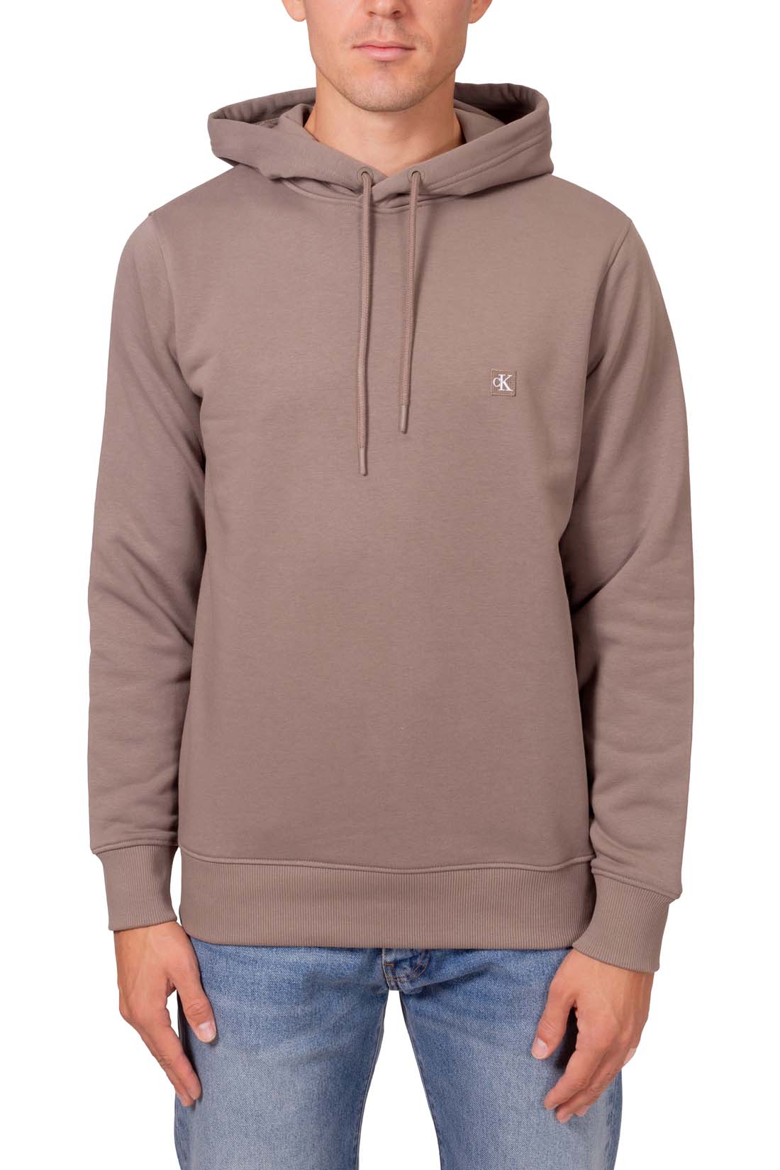 CALVIN KLEIN JEANS - Men's summer hoodie with logo patch-15