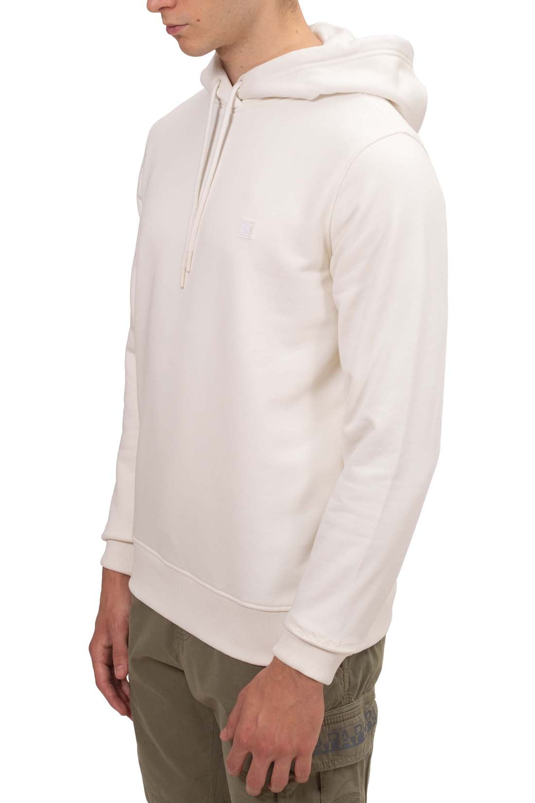 CALVIN KLEIN JEANS - Felpa estiva uomo con patch logo  - Taglia XL-1