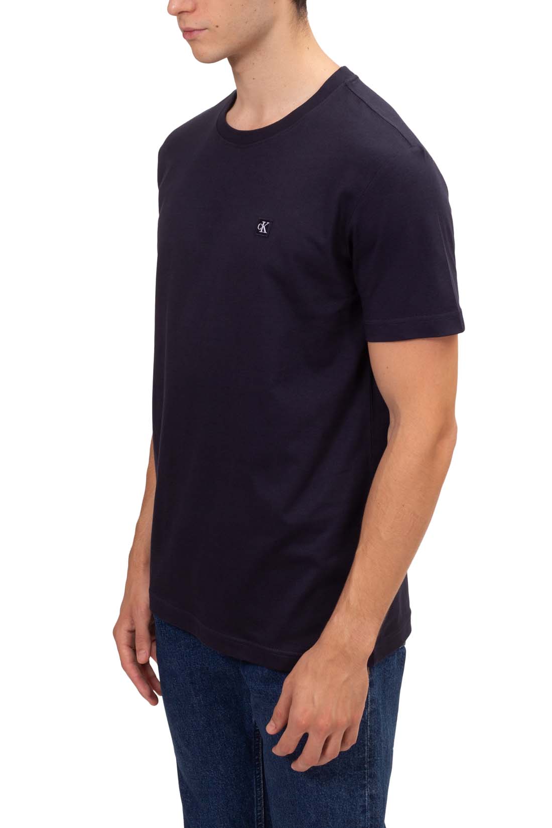 CALVIN KLEIN JEANS - T-shirt uomo con patch monogram  - Taglia L-33