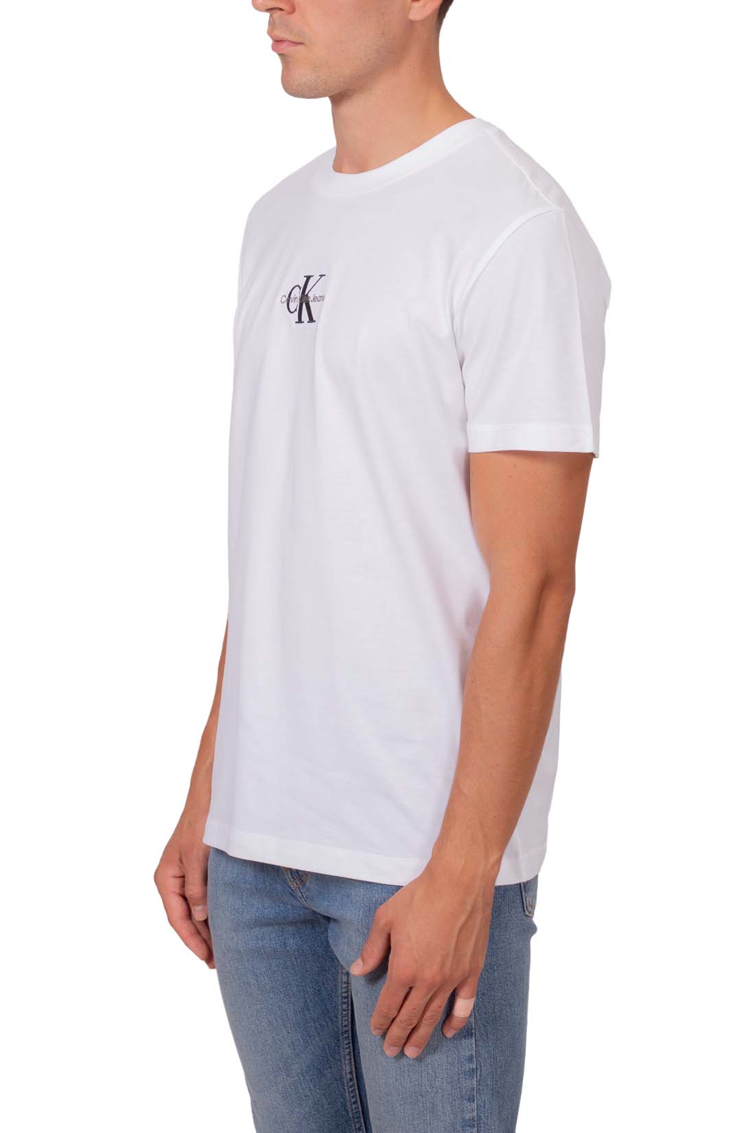 CALVIN KLEIN JEANS - Men's T-shirt with embroidered logo-9