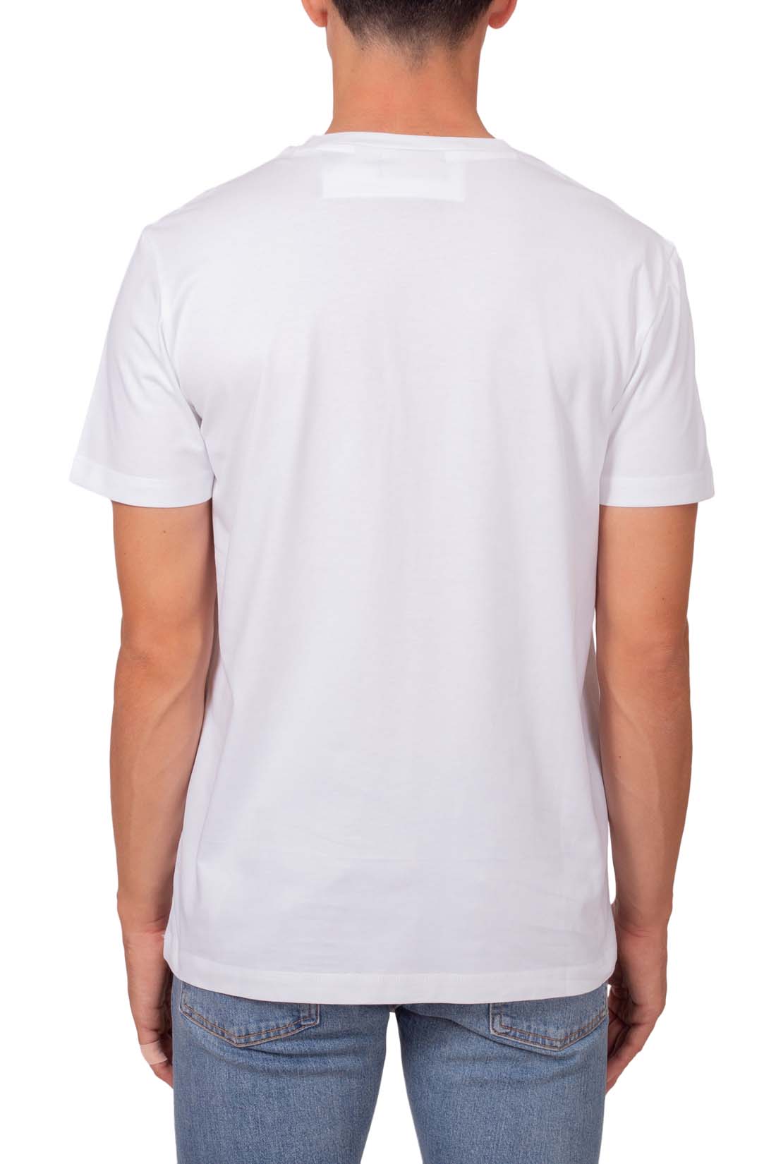 CALVIN KLEIN JEANS - Men's T-shirt with embroidered logo-6