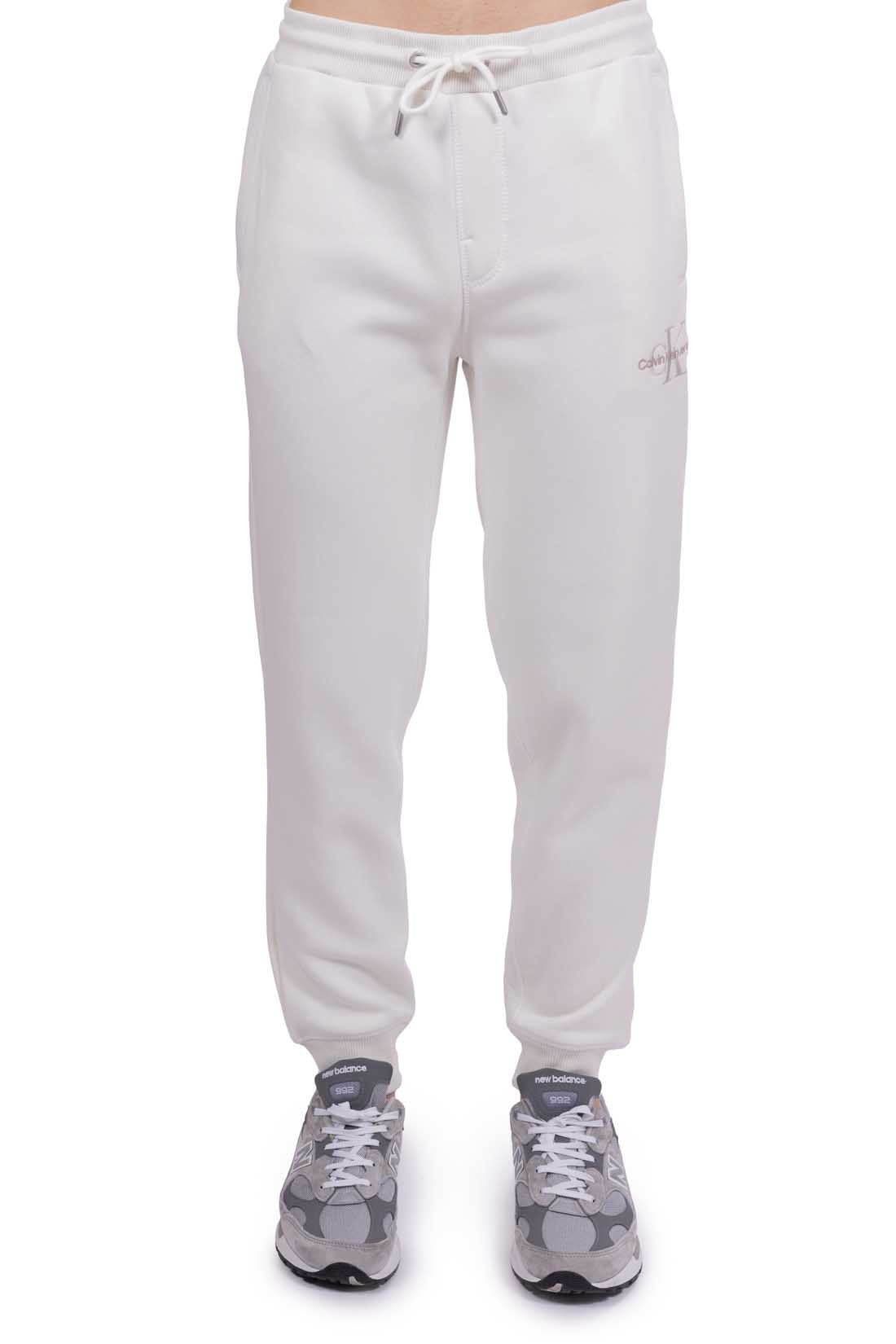 CALVIN KLEIN JEANS - Pantaloni sportivi invernali uomo con logo  - Taglia L-0