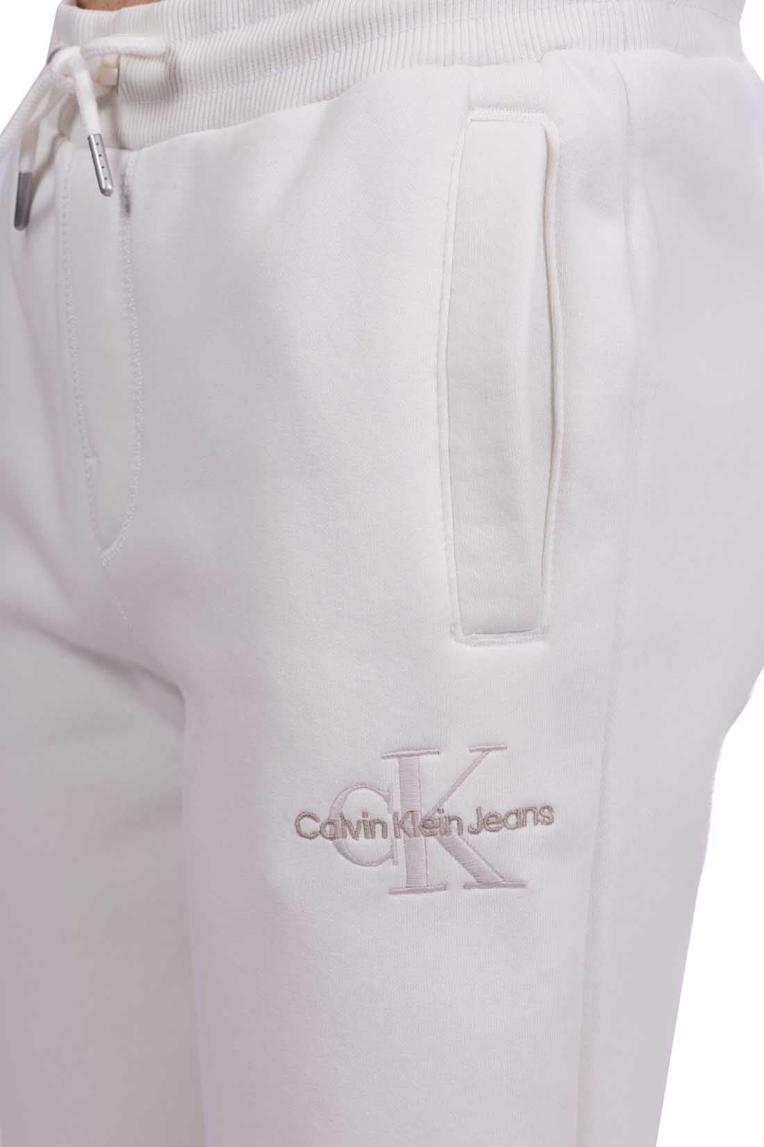 CALVIN KLEIN JEANS - Men's winter logo sporty trousers-0