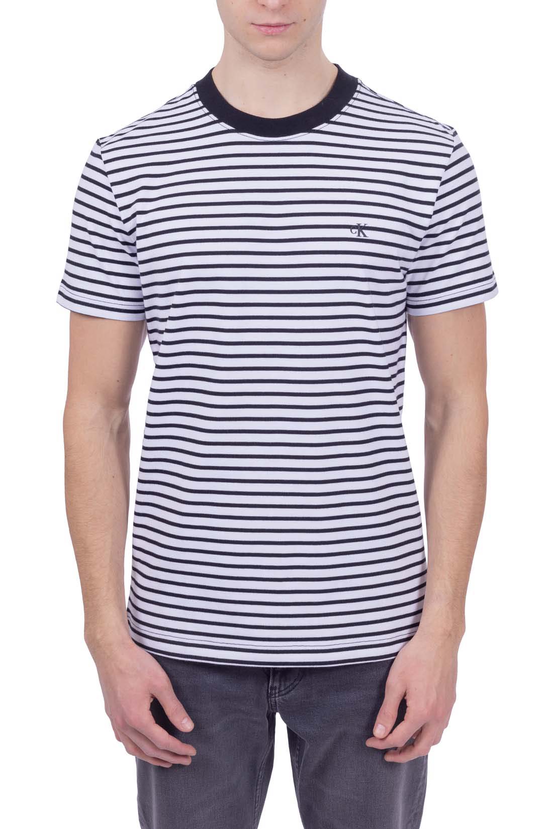 CALVIN KLEIN JEANS - Men's regular T-shirt in recycled cotton-19