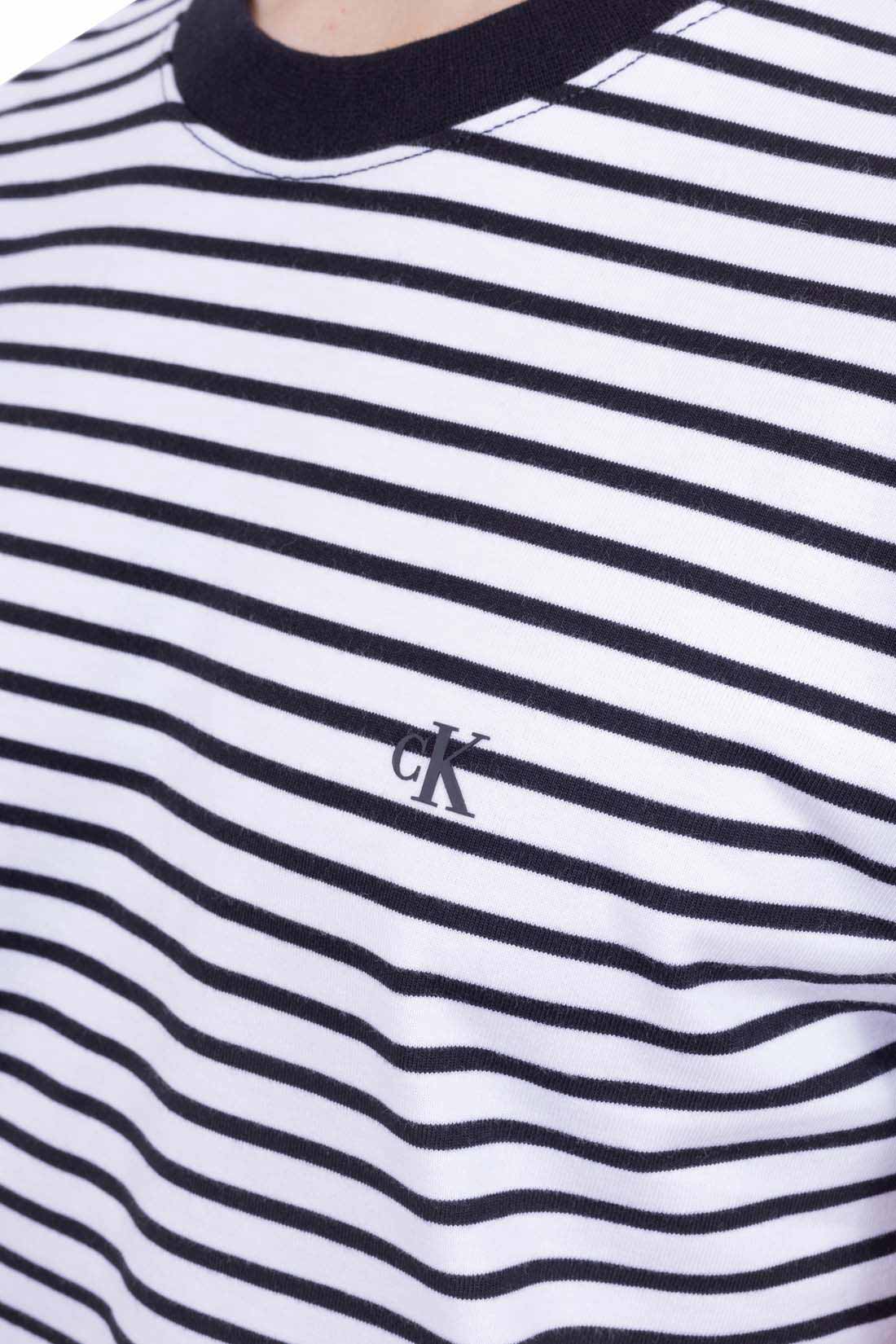 CALVIN KLEIN JEANS - Men's regular T-shirt in recycled cotton-4