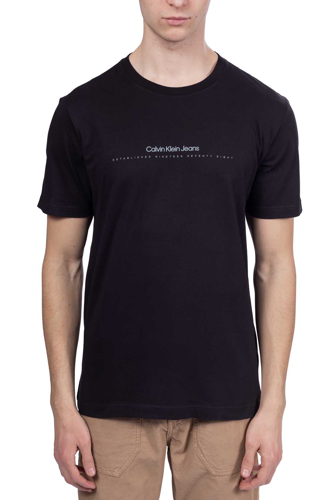 CALVIN KLEIN JEANS - Men's logo T-shirt  - Size XXL-15