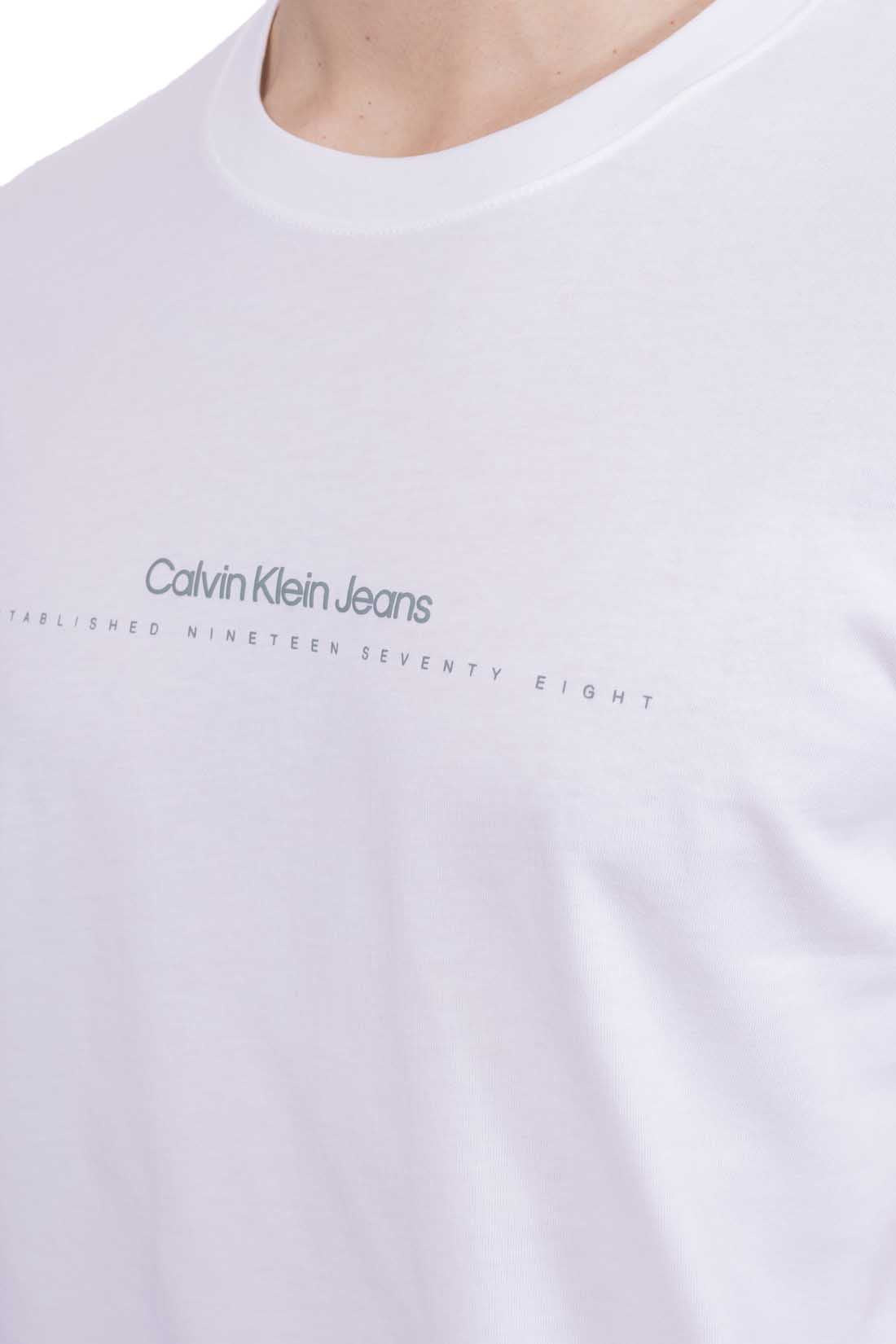 CALVIN KLEIN JEANS - Men's logo T-shirt  - Size XXL-32