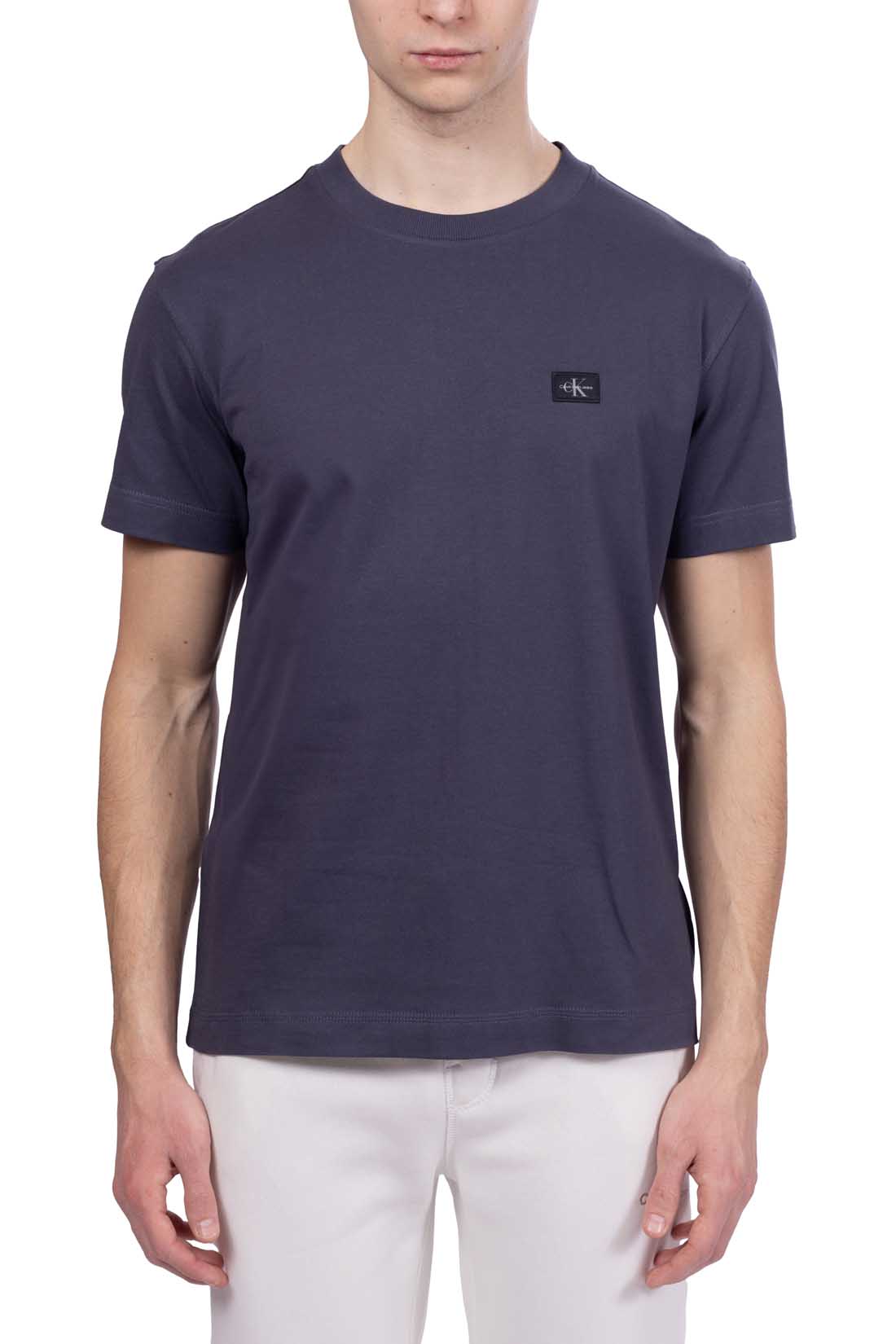 CALVIN KLEIN JEANS - Men's regular logo with embroidered logo patch-19