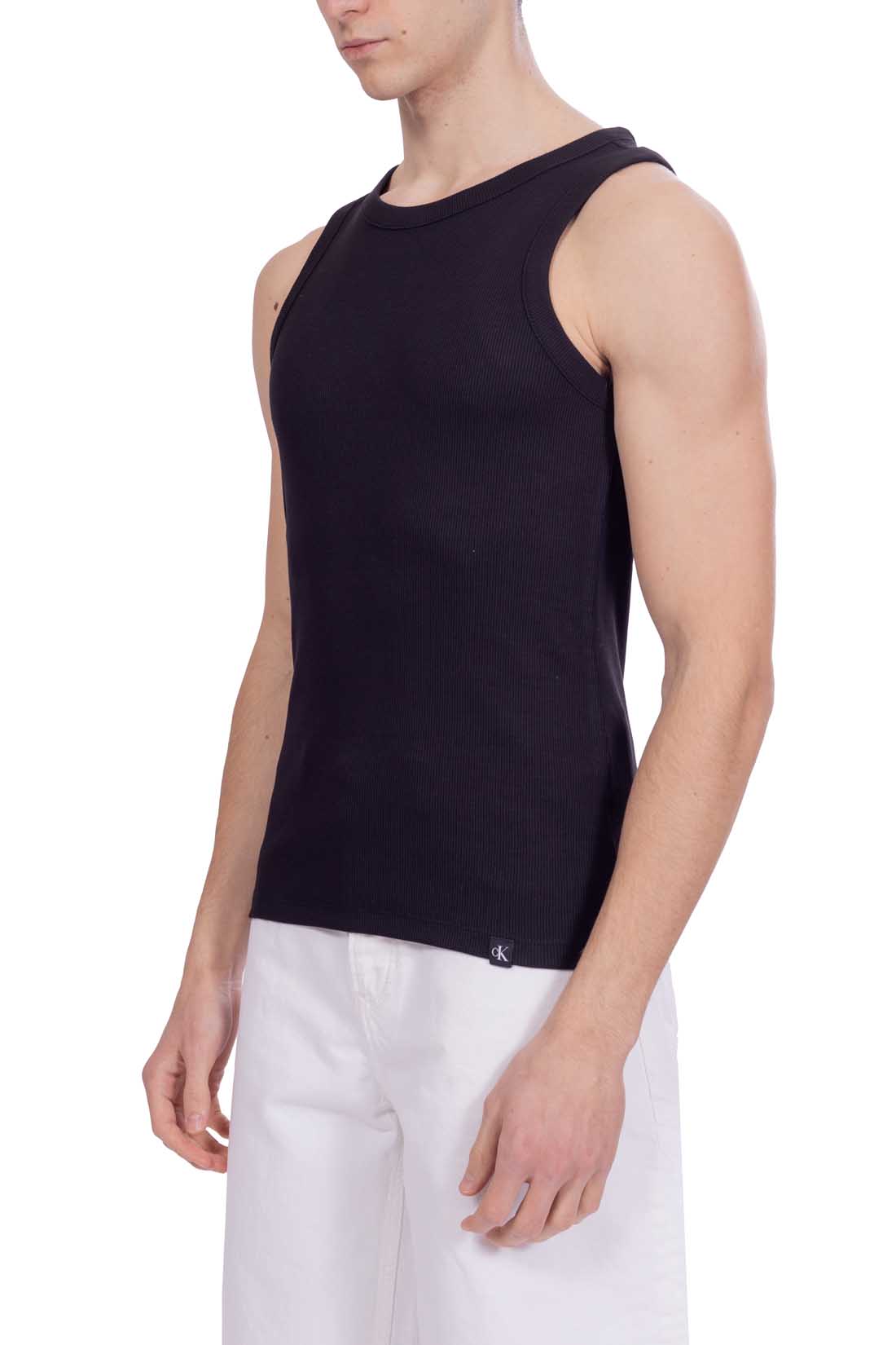 CALVIN KLEIN JEANS - Men's slim ribbed tank top - Size L-5