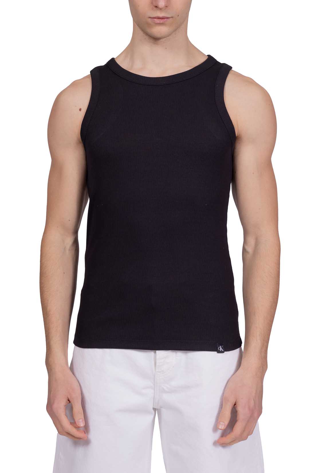 CALVIN KLEIN JEANS - Men's slim ribbed tank top - Size L-3
