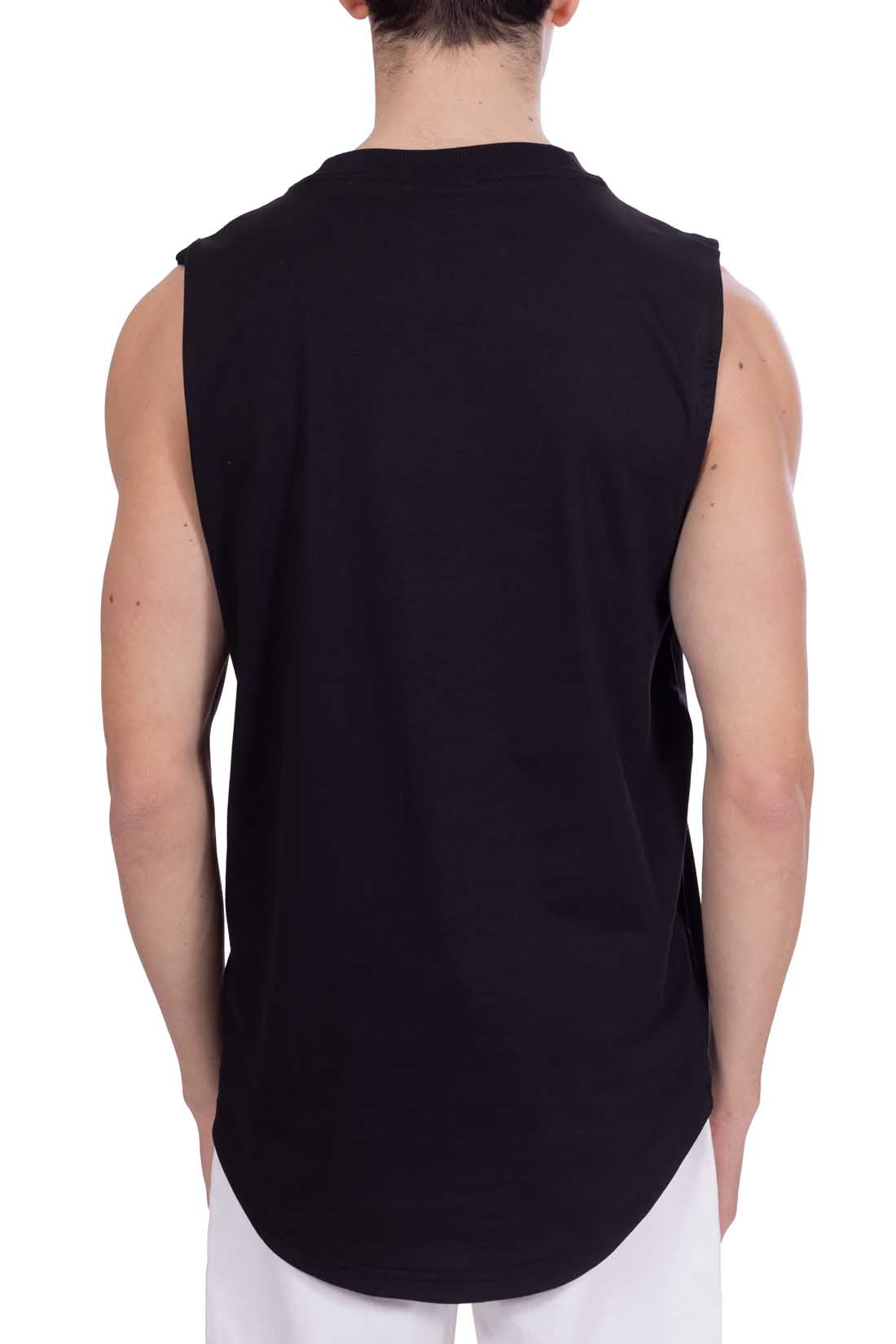 CALVIN KLEIN JEANS - Men's long tank top with logo patch  - Size L-6