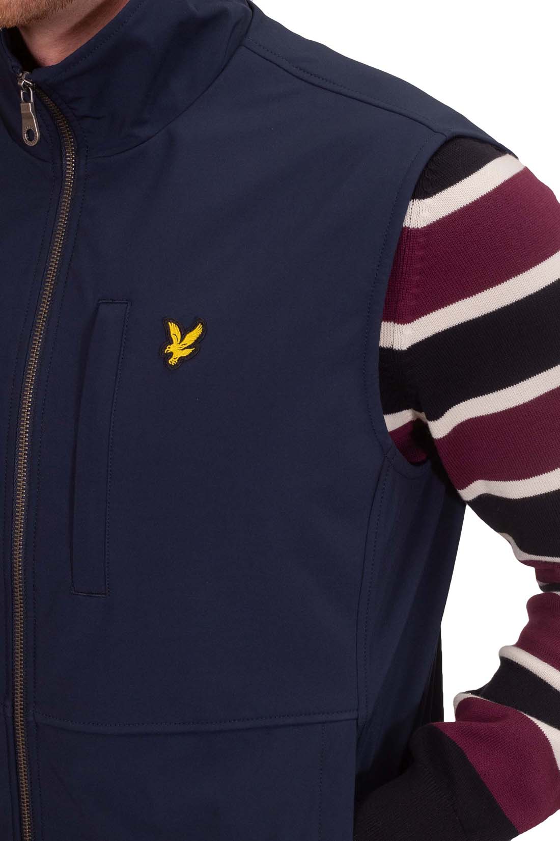 LYLE & SCOTT - Men's sleeveless jacket with welt pockets  - Size M-22