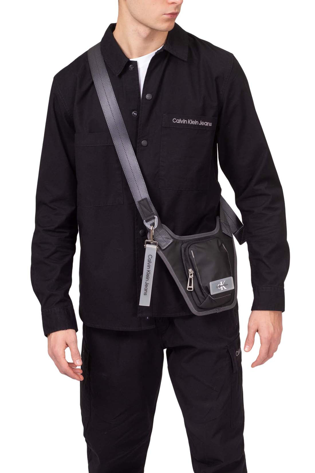 CALVIN KLEIN JEANS - Men's squared shoulder bag-8