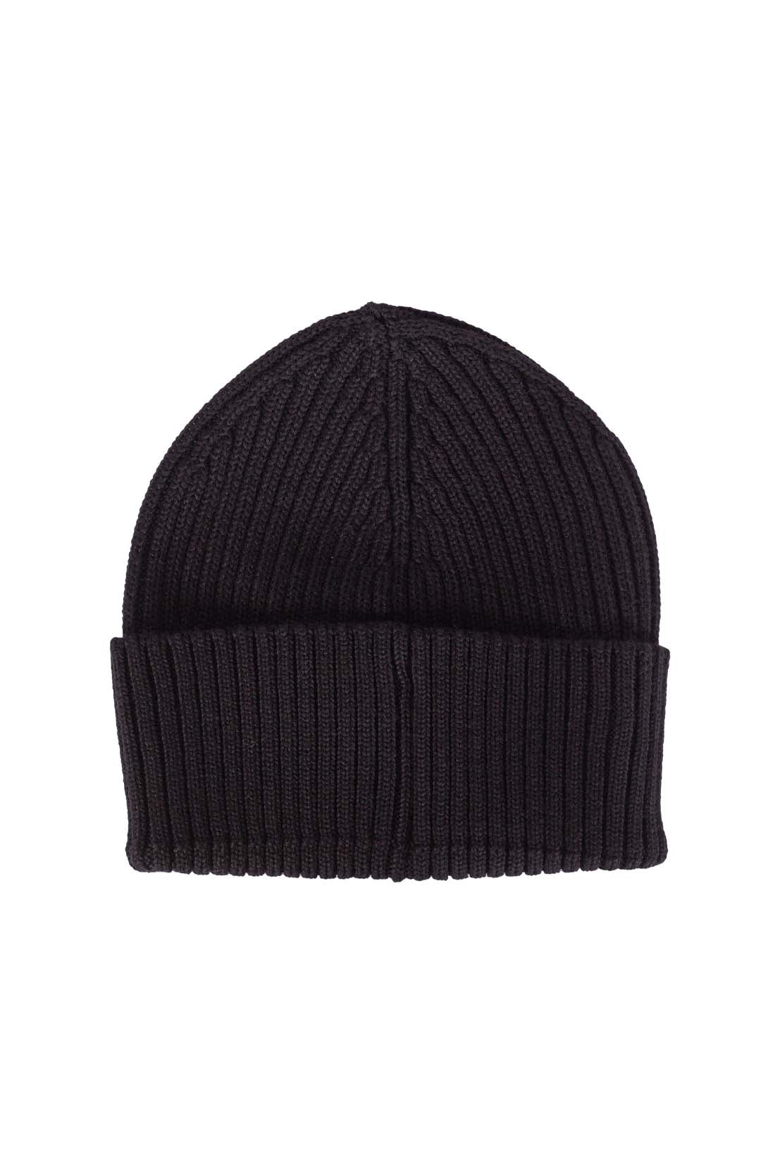 CALVIN KLEIN JEANS - Women's ribbed beanie with logo patch-3