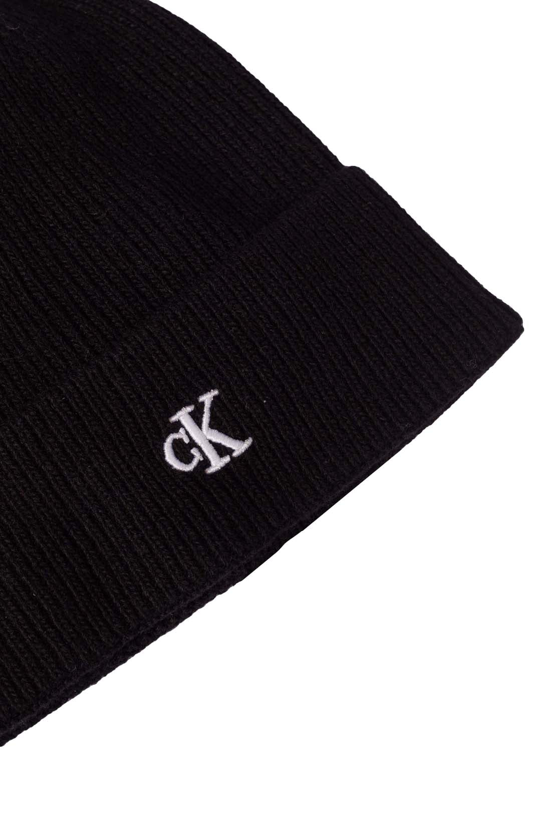 CALVIN KLEIN JEANS - Women's cashmere blend beanie with monogram  - Size One size-7