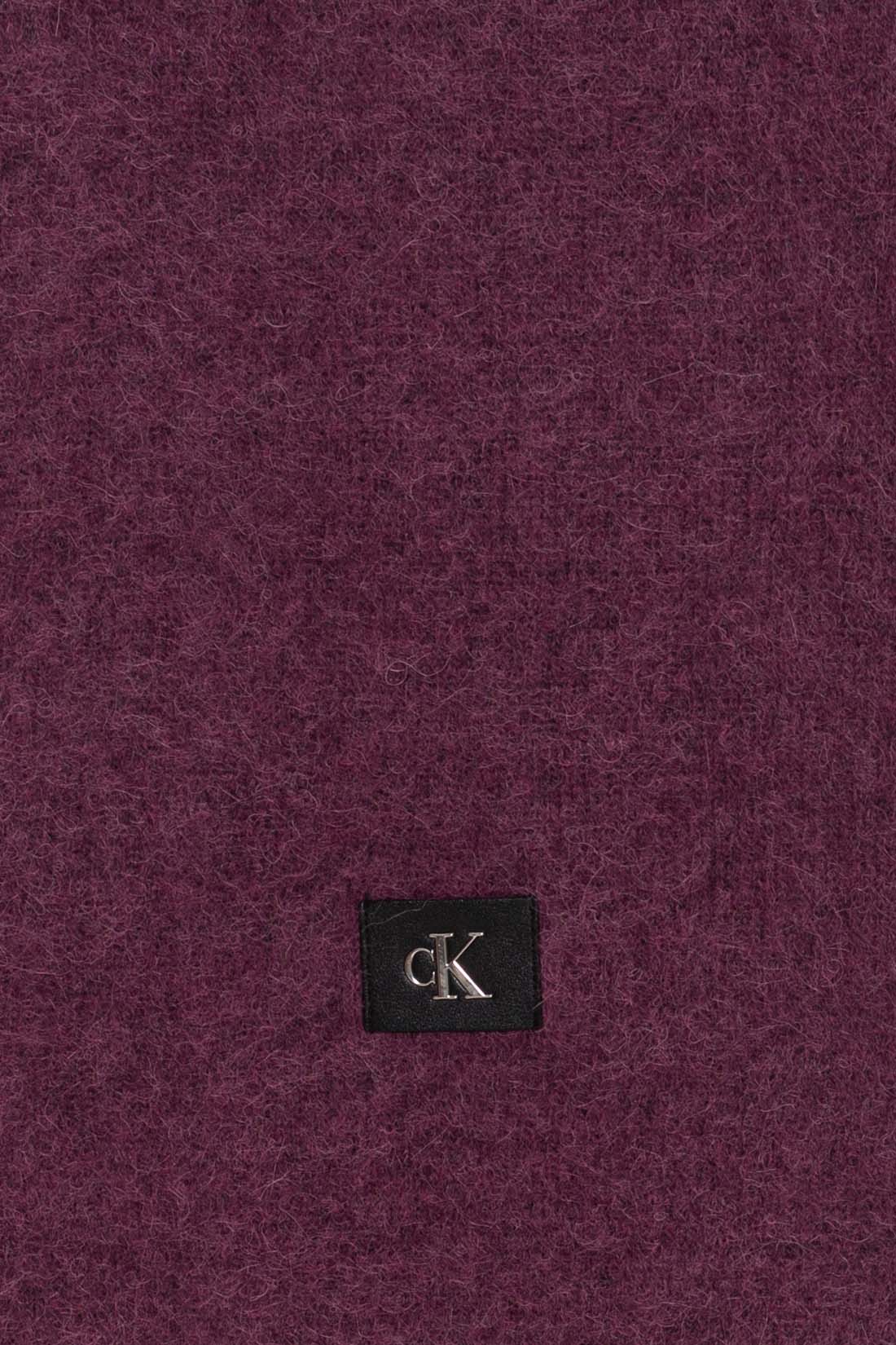 CALVIN KLEIN JEANS - Women's wool and alpaca blend scarf with logo  - Size One size-7