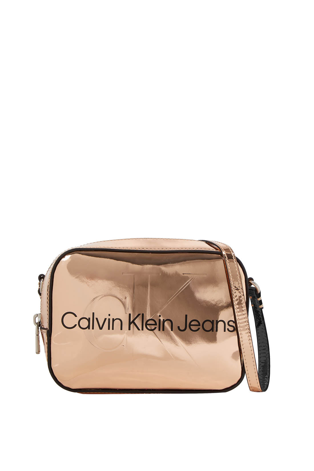 CALVIN KLEIN JEANS - Women's metallic shoulder bag with logo-9