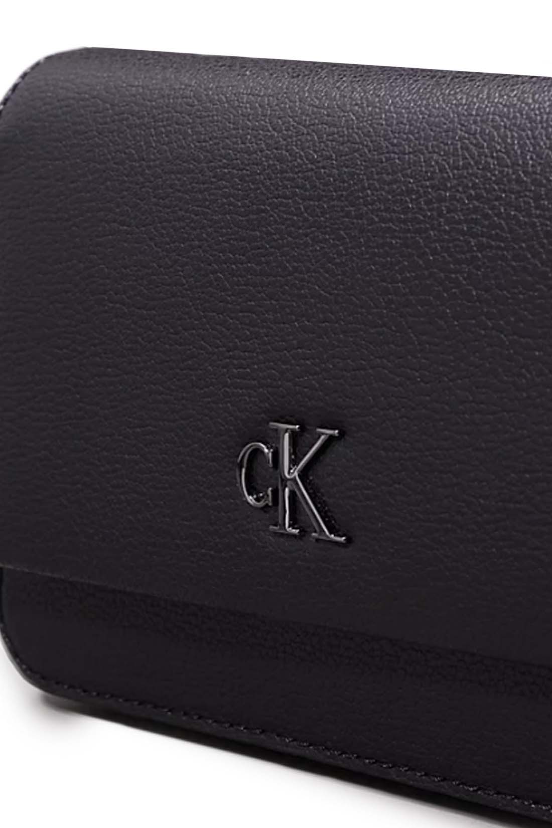 CALVIN KLEIN - Women's wallet bag with monogram plaquette-1