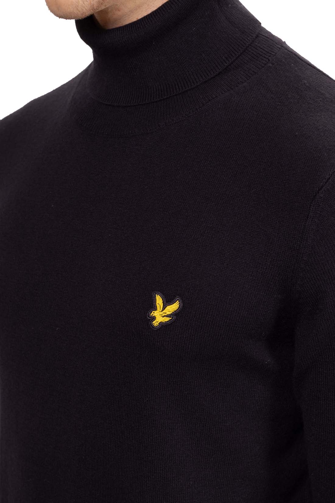 LYLE & SCOTT - Men's turtleneck sweater in Merino wool blend-12