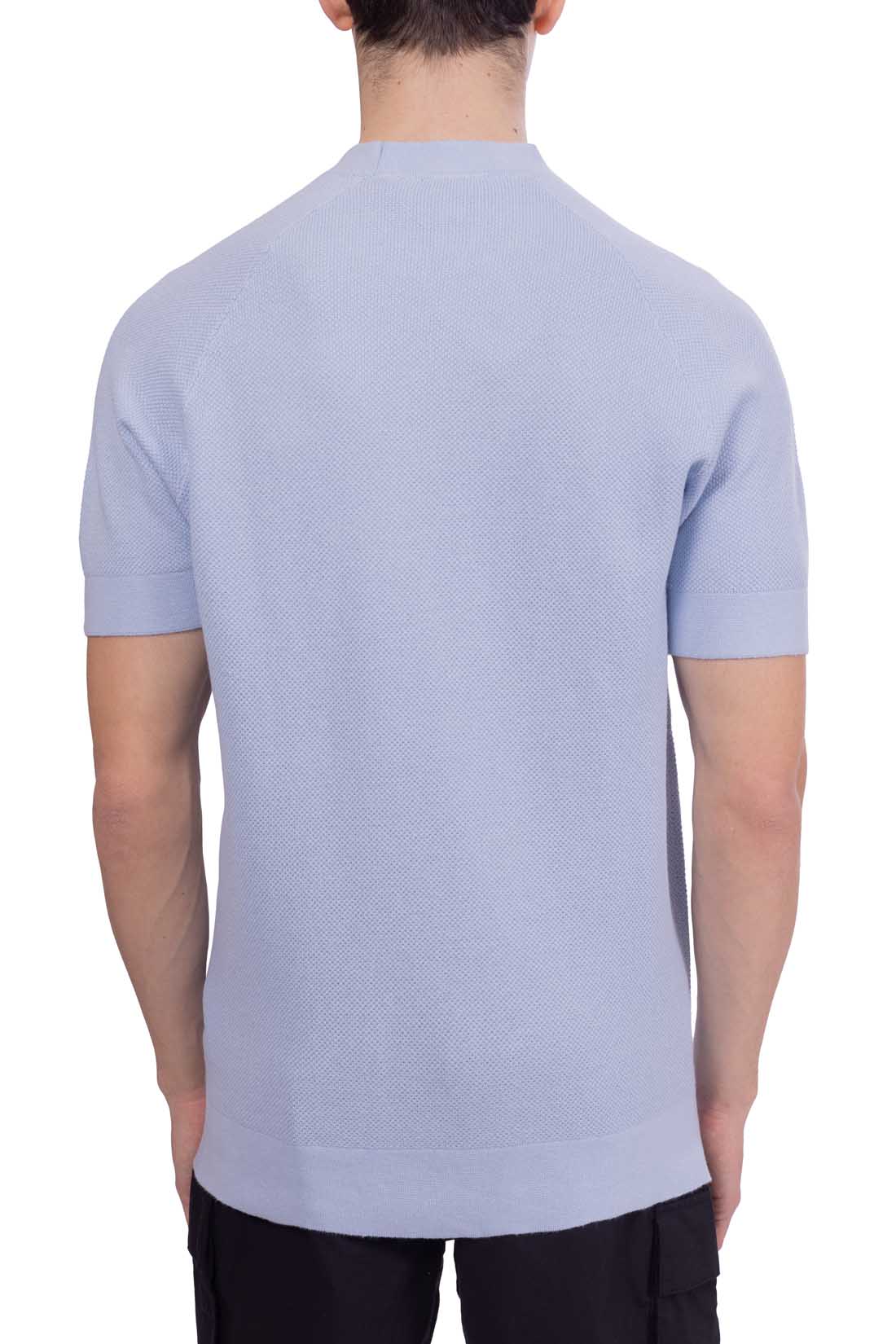 LYLE & SCOTT - Men's knitted T-shirt in linen blend-6