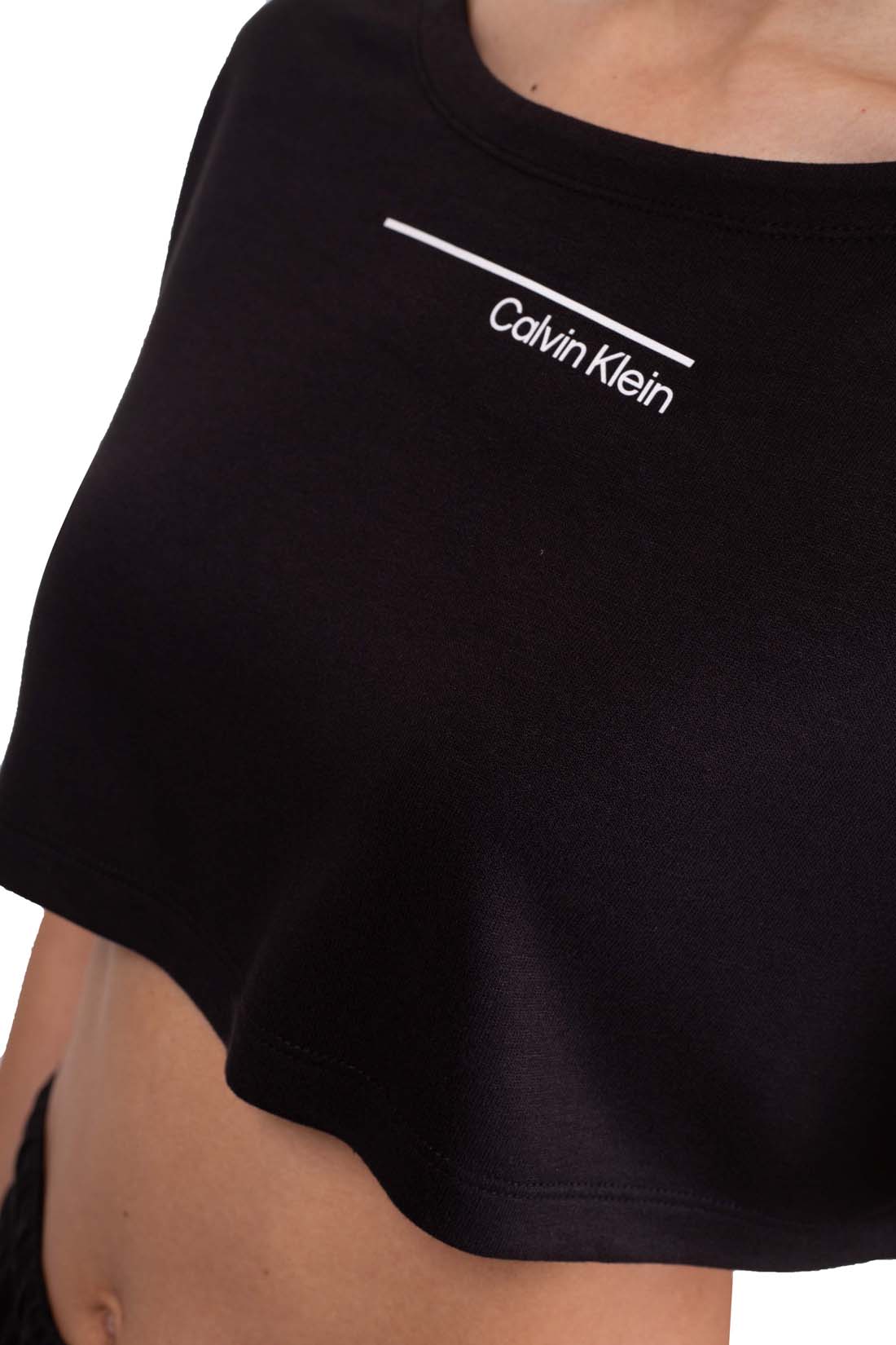 CALVIN KLEIN - Women's crop oversize top-4