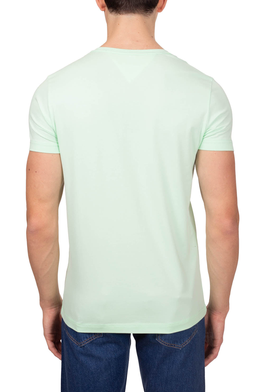 TOMMY HILFIGER - Men's stretch slim T-shirt with logo - Size XXL-2