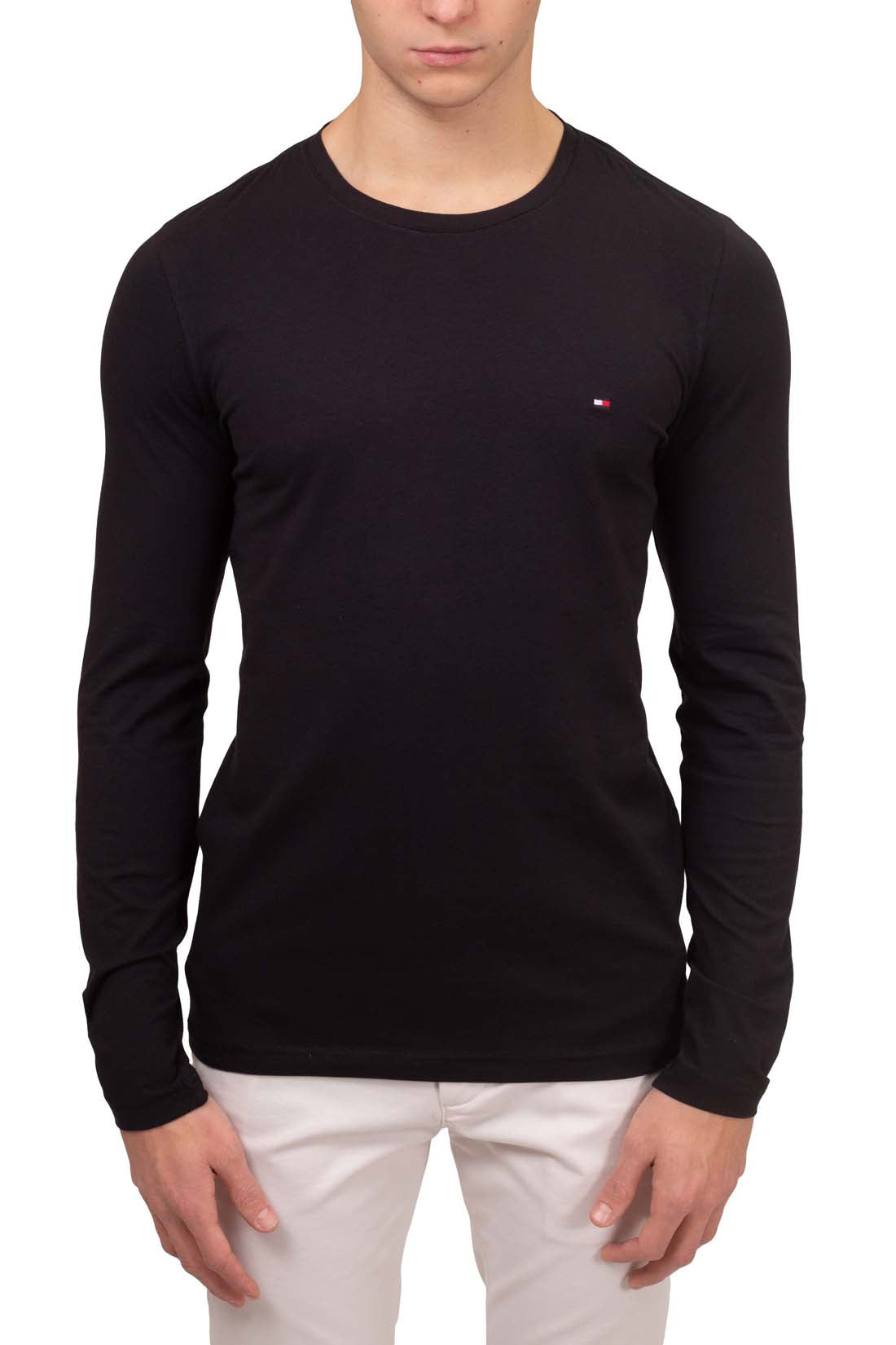 TOMMY HILFIGER - Men's basic slim T-shirt with long sleeves - Size XXL-41