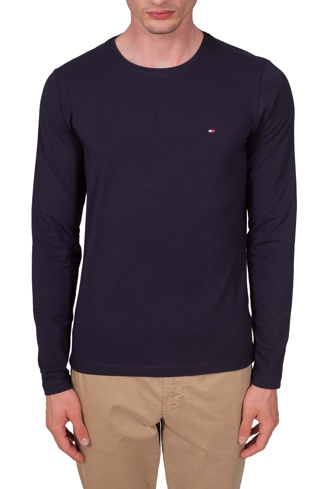 TOMMY HILFIGER - Men's basic slim T-shirt with long sleeves - Size XXL-21