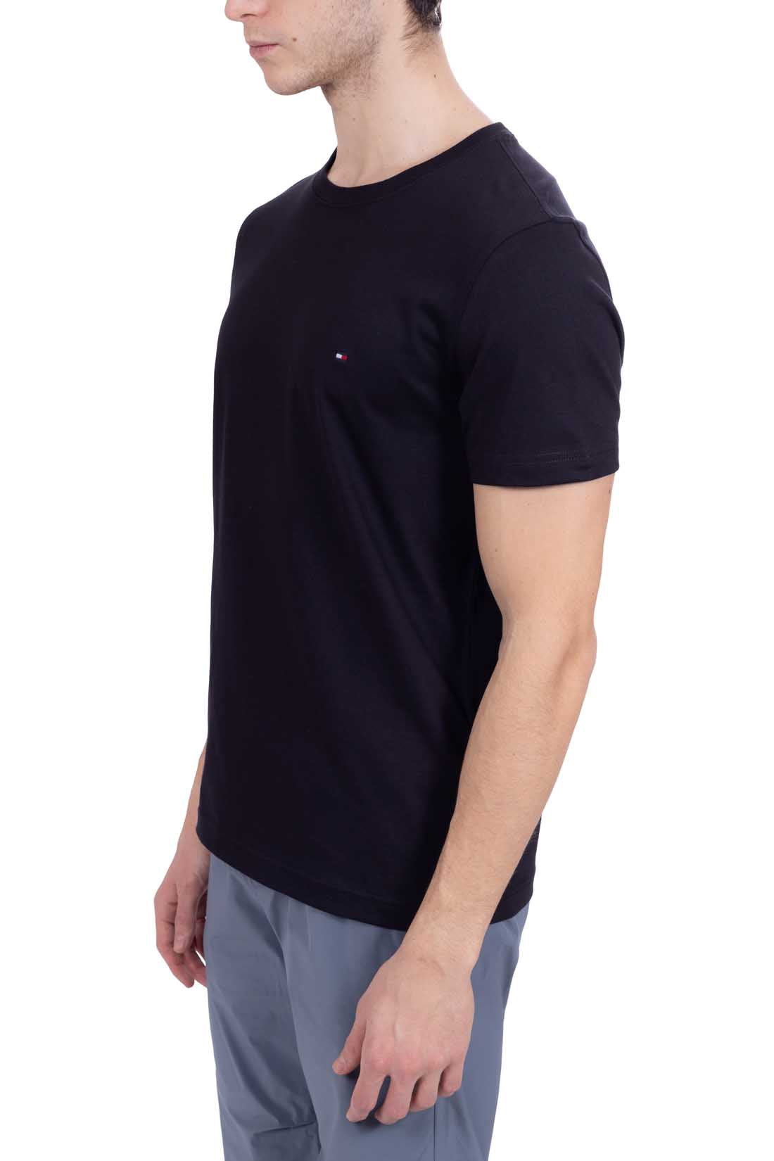 TOMMY HILFIGER - Men's slim Essential T-shirt in pure cotton  - Size XXL-13