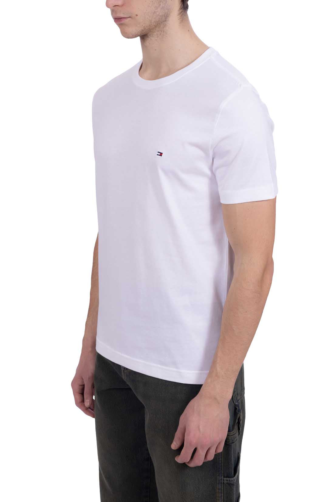 TOMMY HILFIGER - Men's slim Essential T-shirt in pure cotton  - Size XXL-33